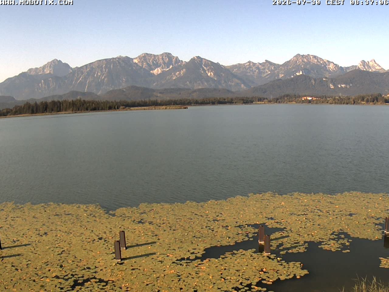 Archiv Foto Webcam Restaurant Fischerhütte am Hopfensee