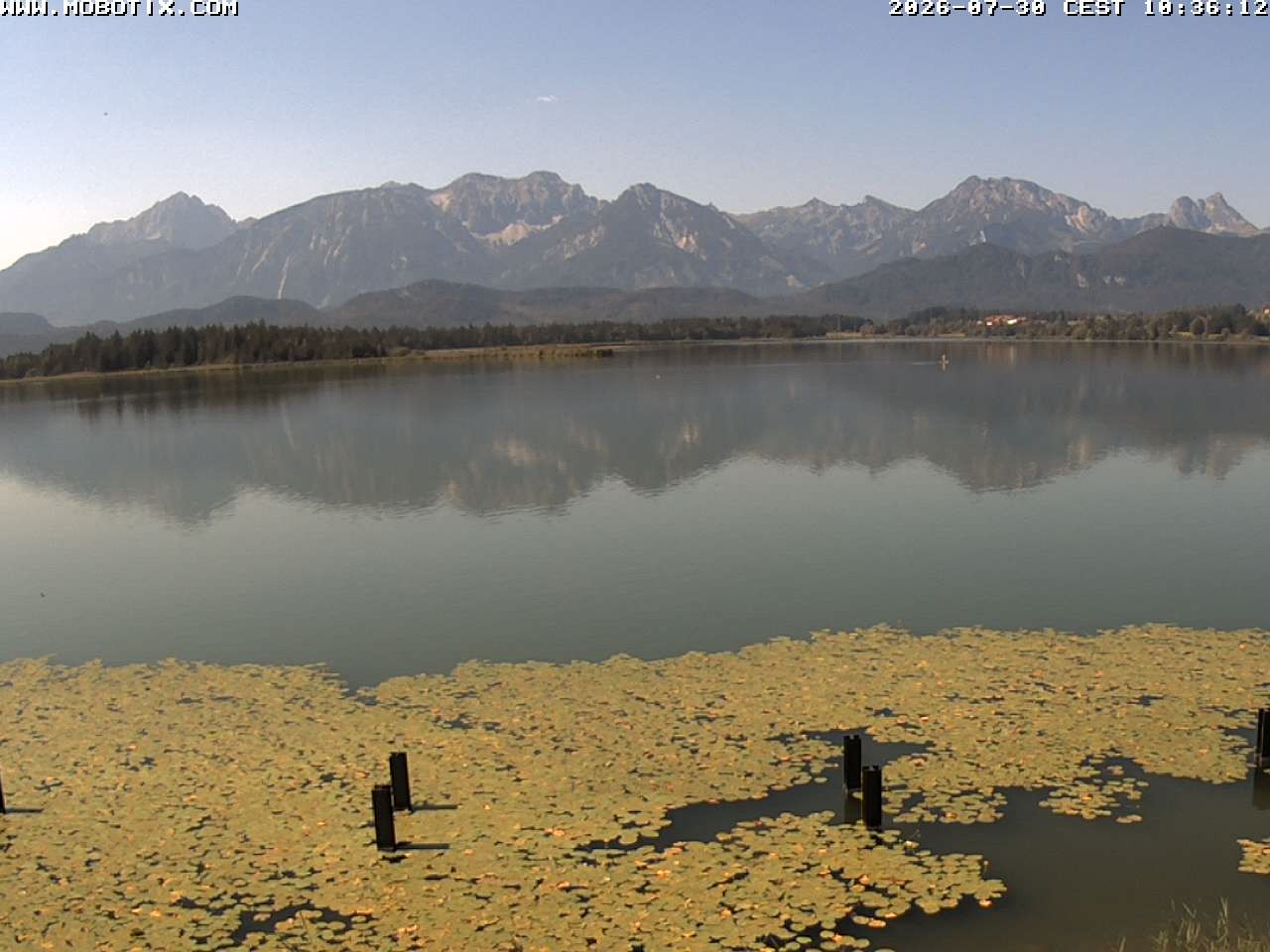 Archiv Foto Webcam Restaurant Fischerhütte am Hopfensee