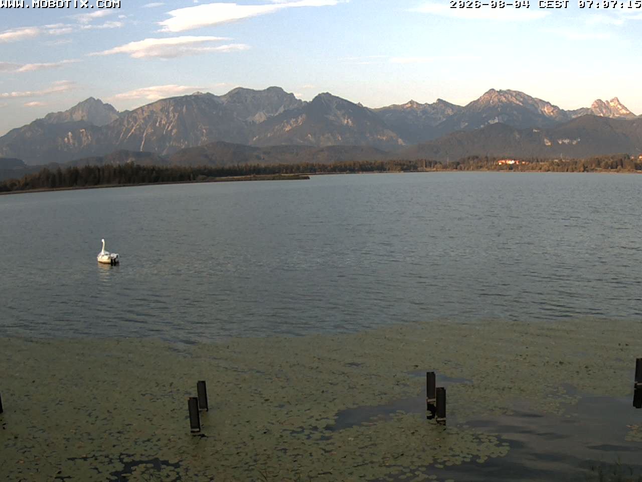 Archiv Foto Webcam Restaurant Fischerhütte am Hopfensee