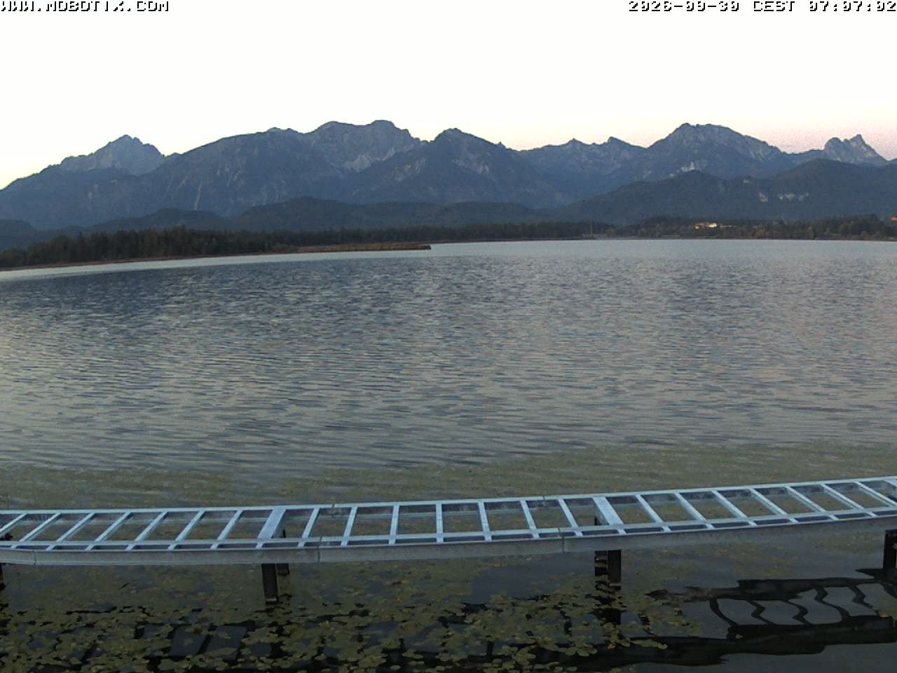 Archiv Foto Webcam Restaurant Fischerhütte am Hopfensee