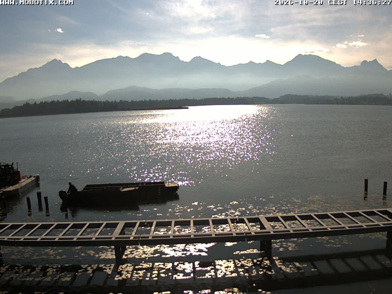 Archiv Foto Webcam Restaurant Fischerhütte am Hopfensee
