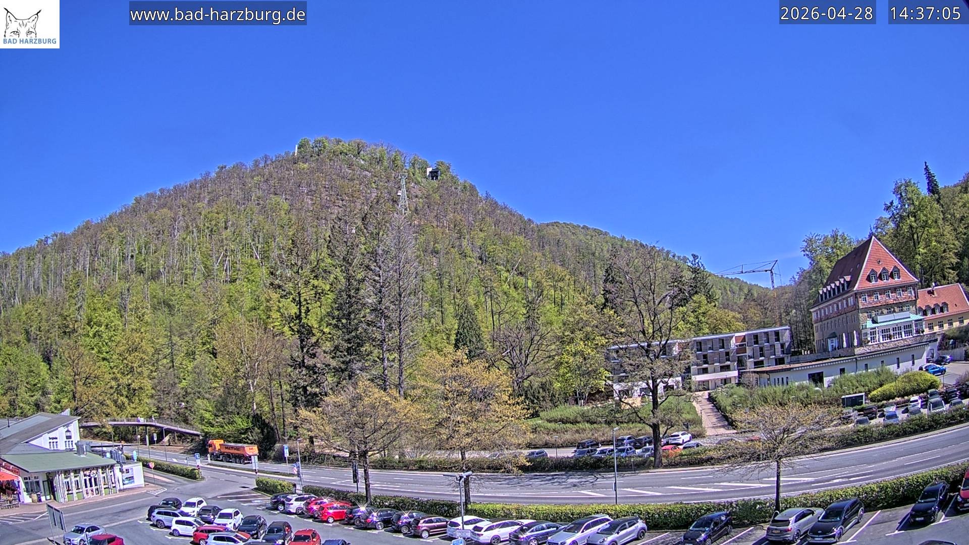 Archiv Foto Webcam Bad Harzburg - Burgberg Seilbahn