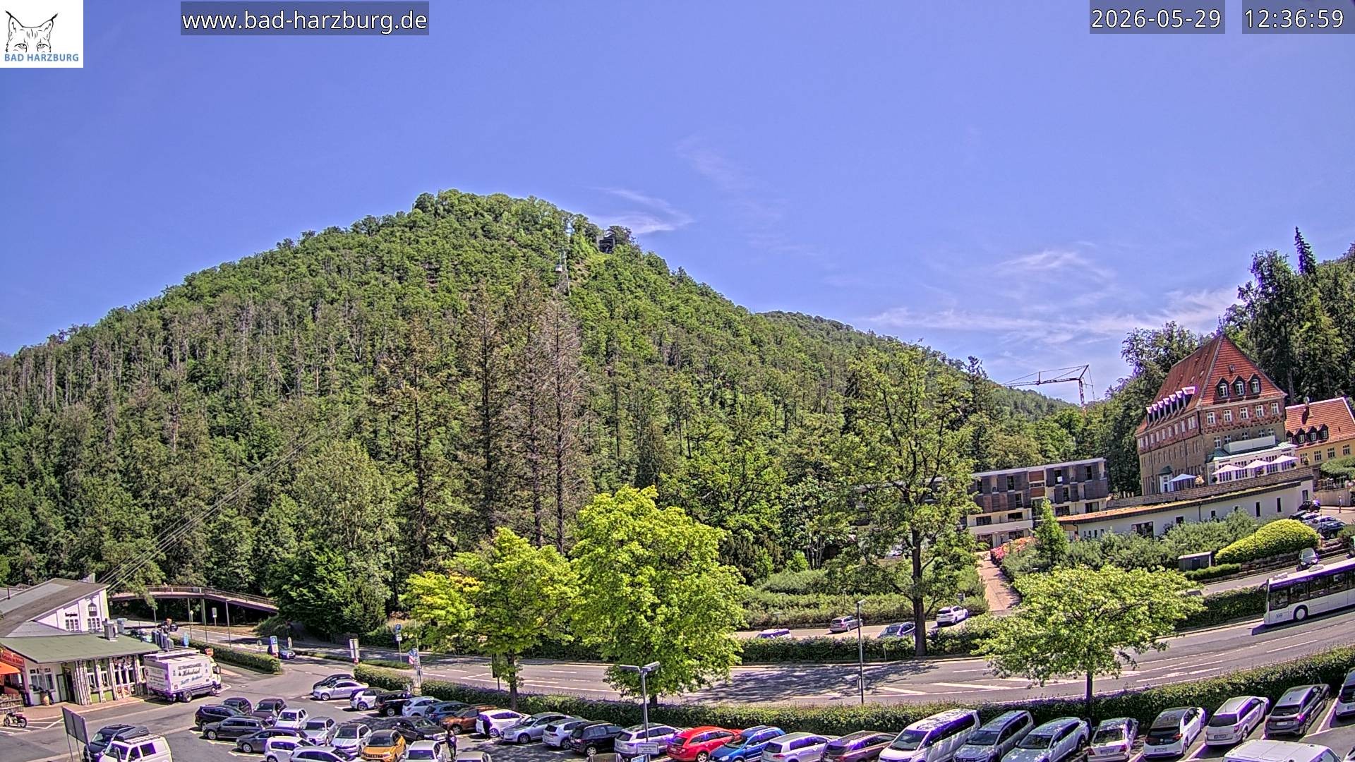 Archiv Foto Webcam Bad Harzburg - Burgberg Seilbahn