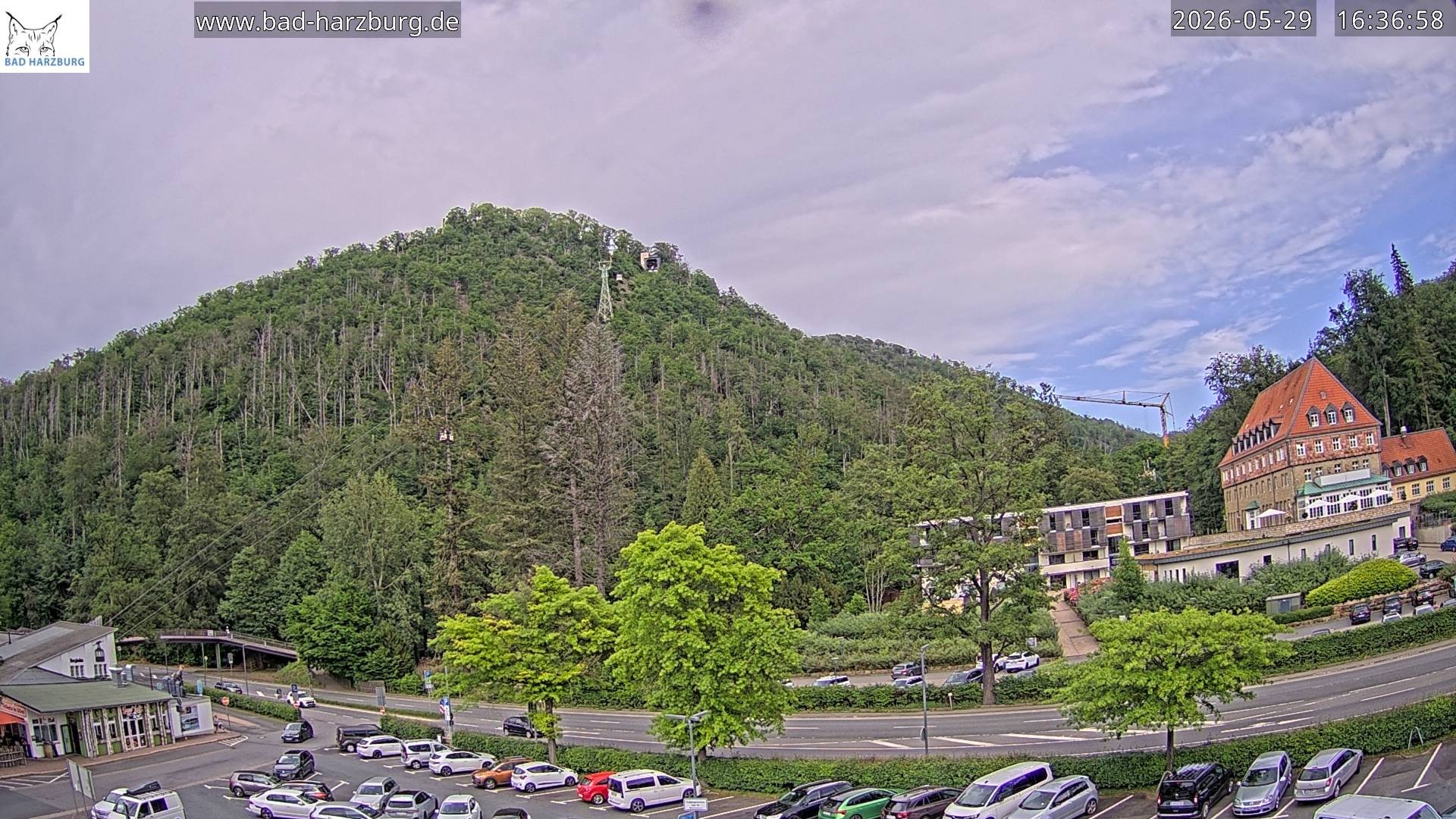 Archiv Foto Webcam Bad Harzburg - Burgberg Seilbahn