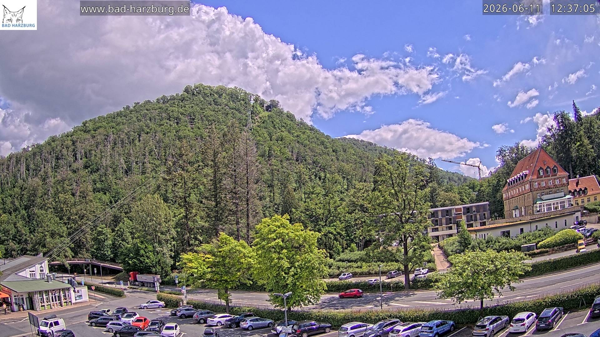 Archiv Foto Webcam Bad Harzburg - Burgberg Seilbahn