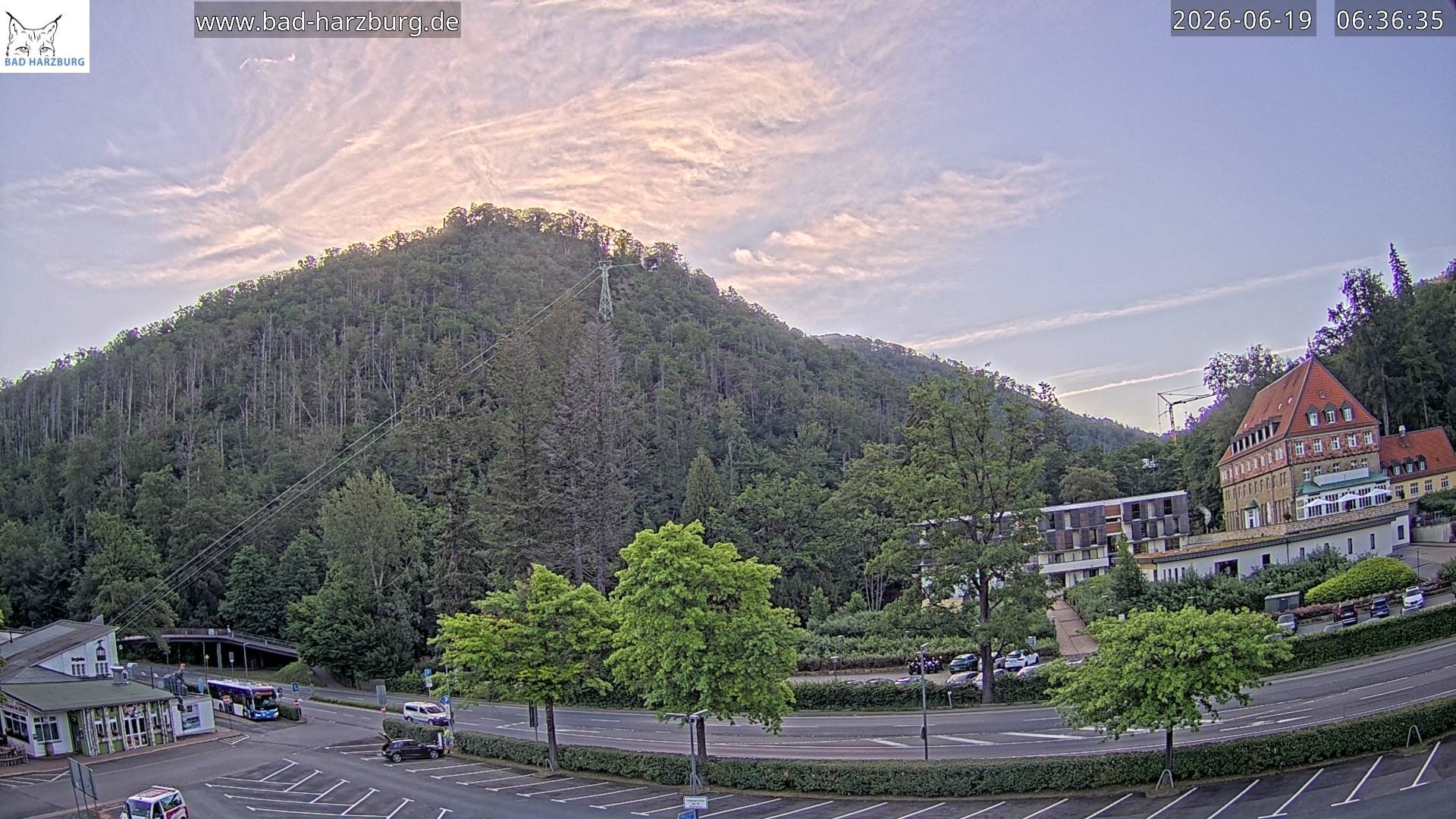 Archiv Foto Webcam Bad Harzburg - Burgberg Seilbahn