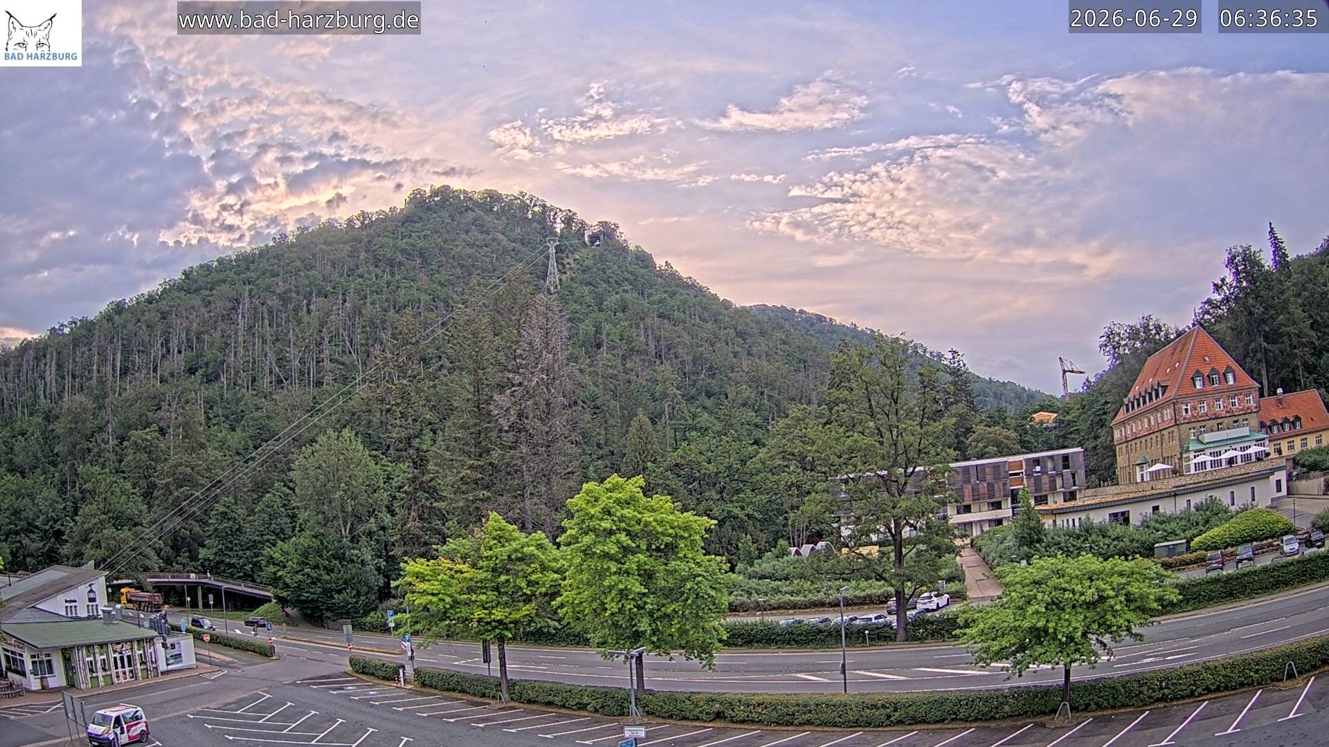 Archiv Foto Webcam Bad Harzburg - Burgberg Seilbahn