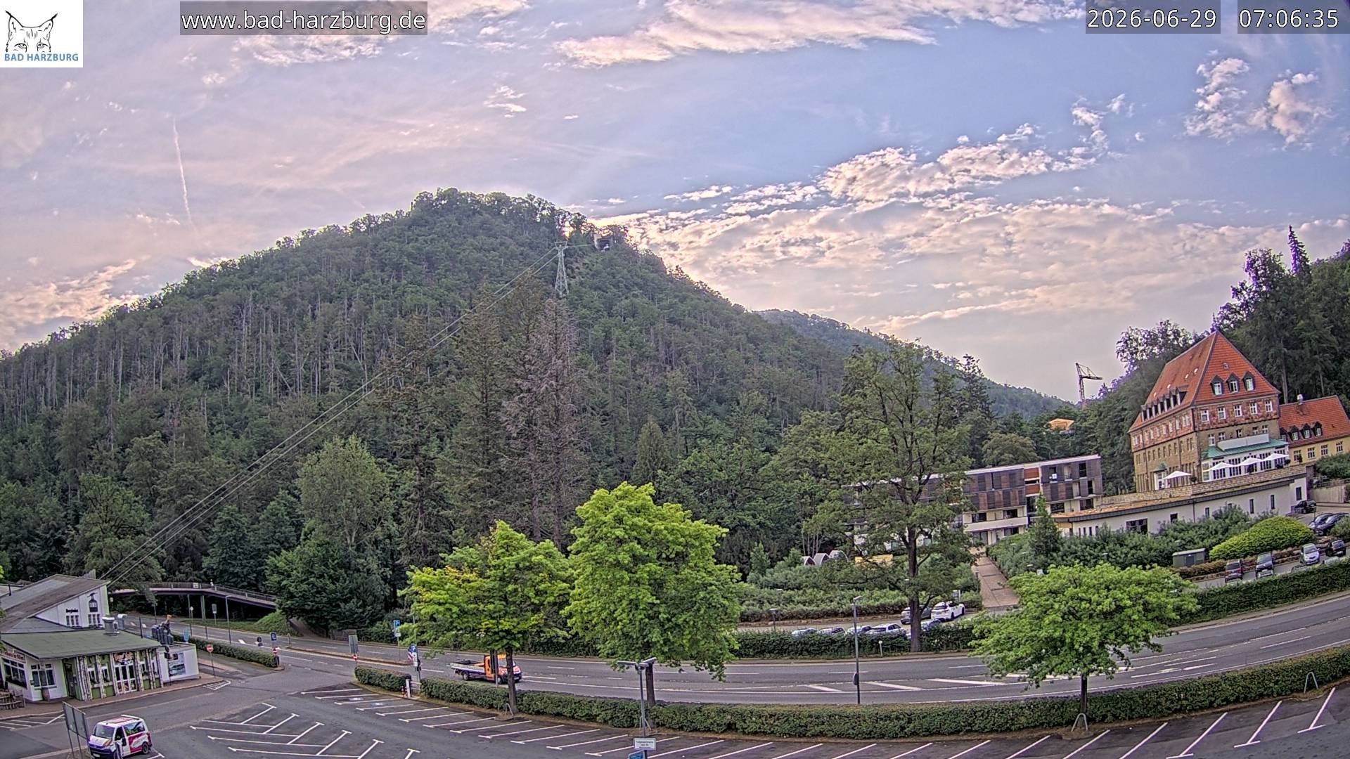 Archiv Foto Webcam Bad Harzburg - Burgberg Seilbahn