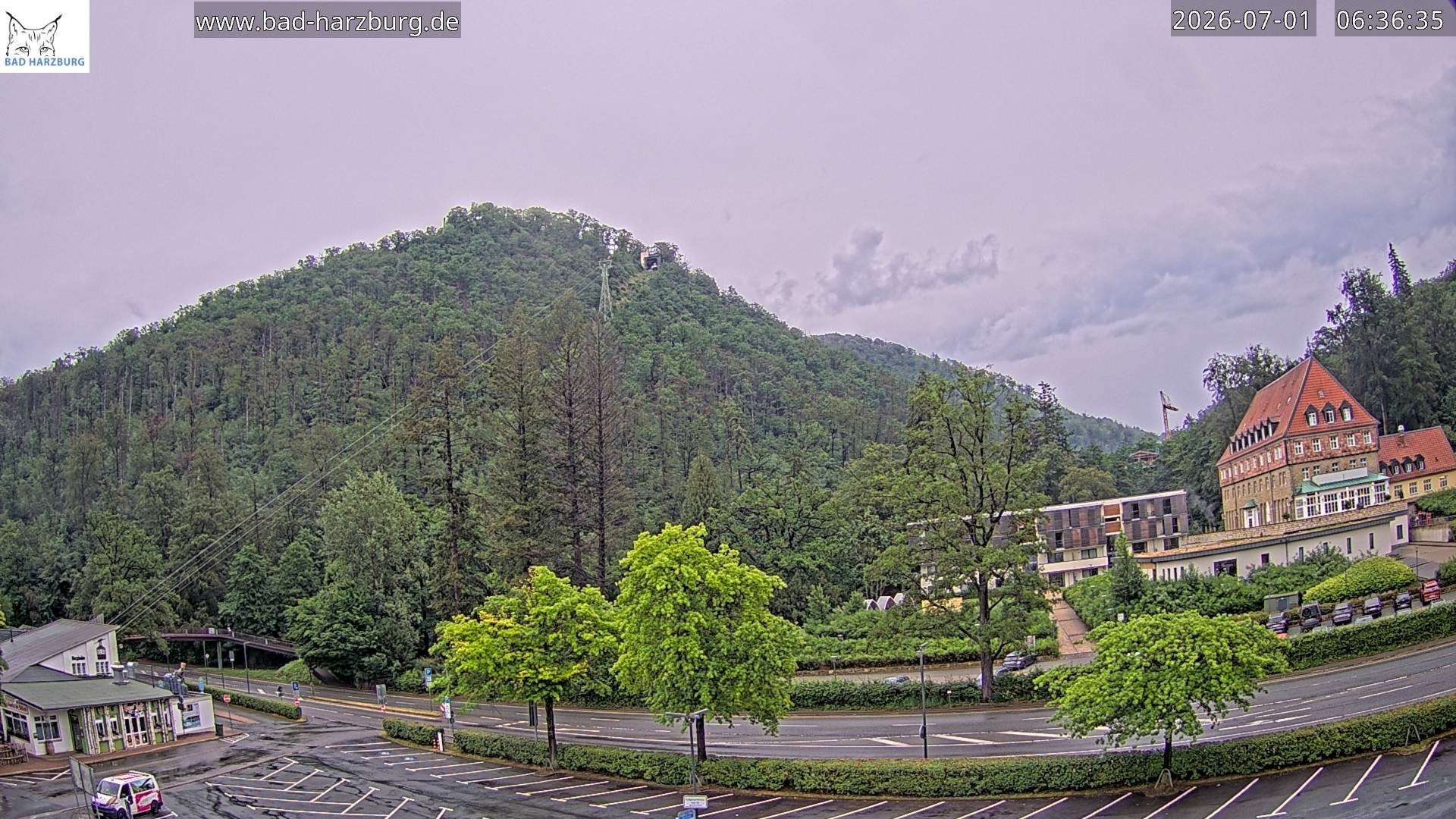 Archiv Foto Webcam Bad Harzburg - Burgberg Seilbahn