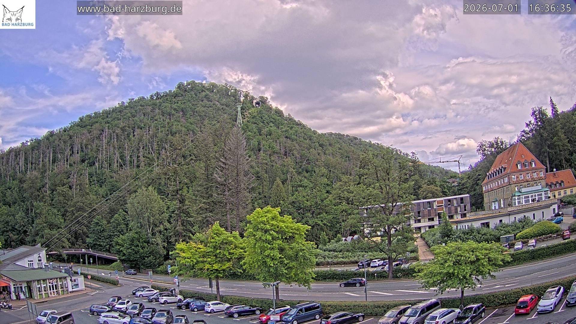 Archiv Foto Webcam Bad Harzburg - Burgberg Seilbahn