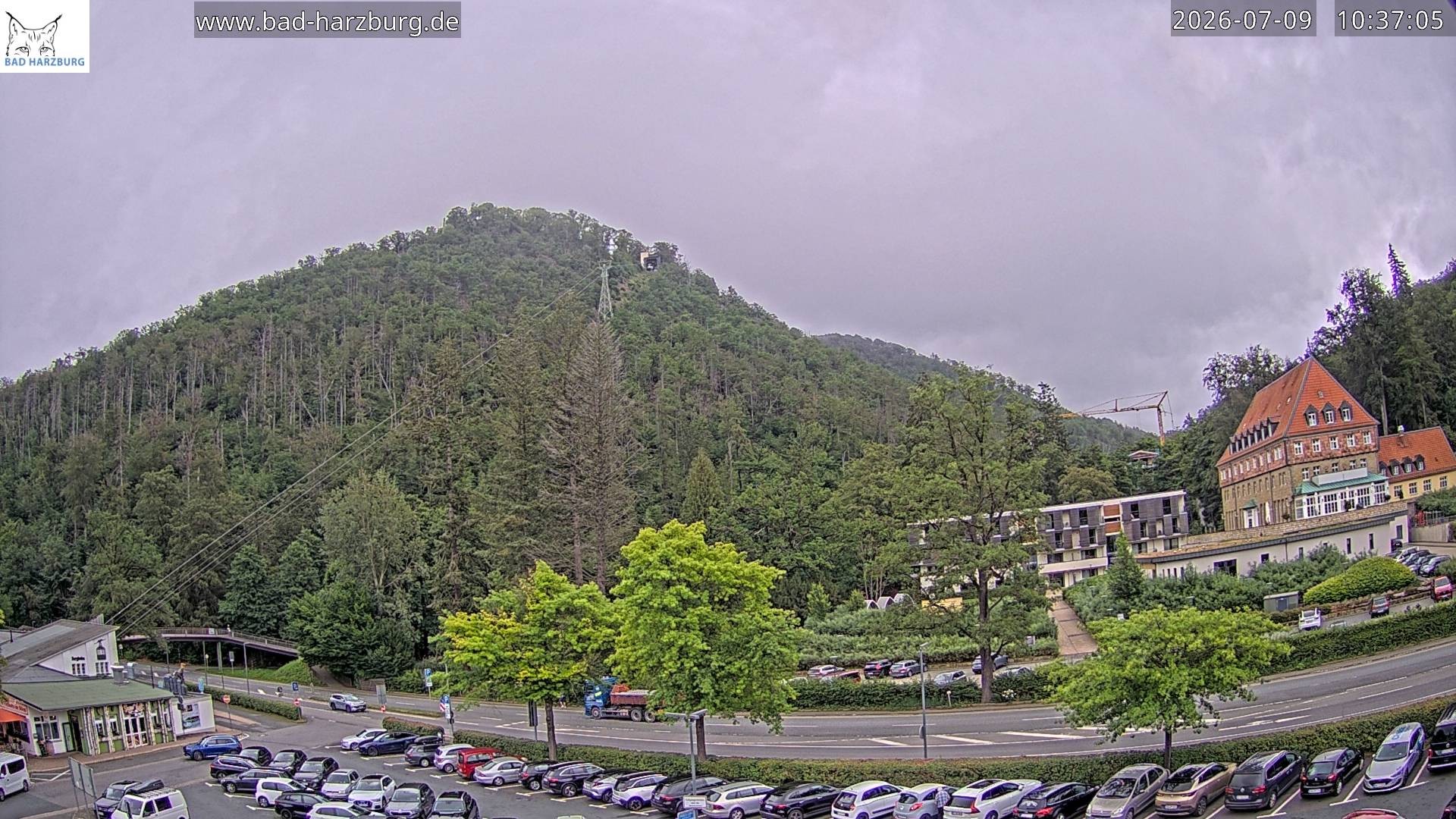 Archiv Foto Webcam Bad Harzburg - Burgberg Seilbahn