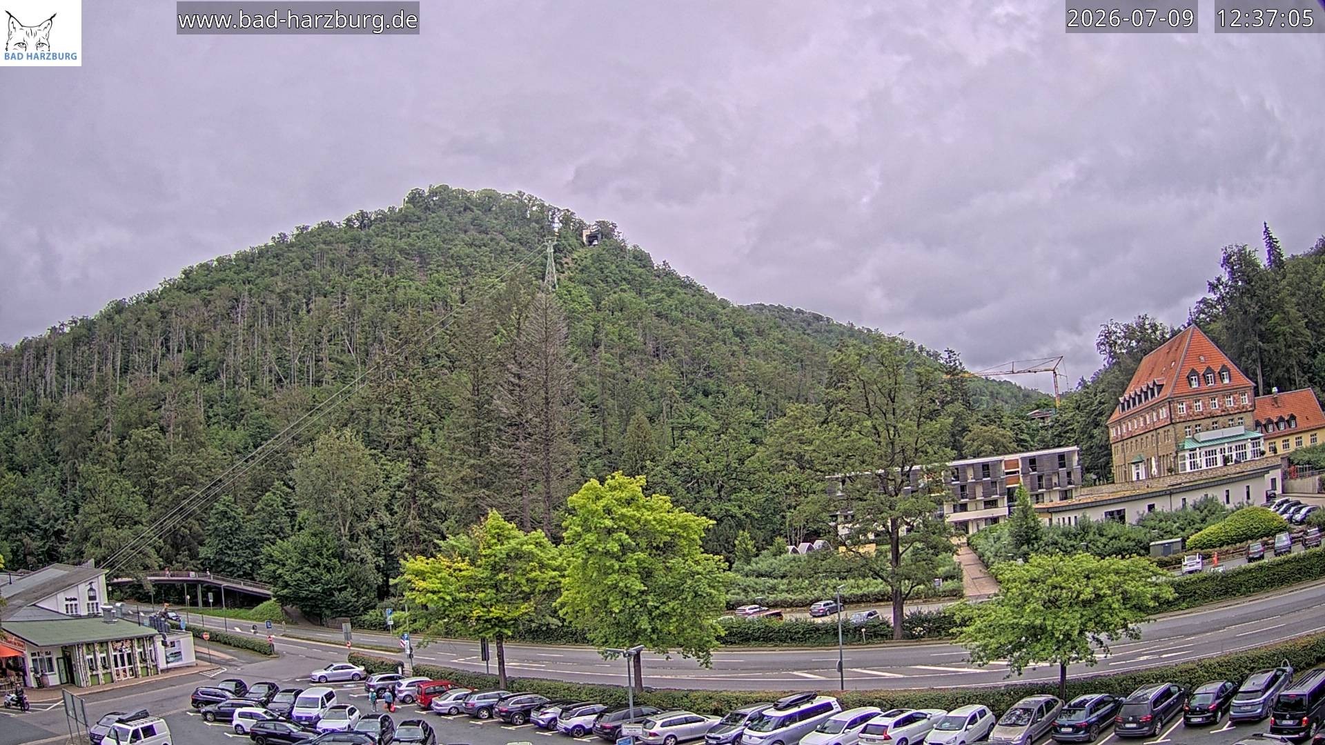 Archiv Foto Webcam Bad Harzburg - Burgberg Seilbahn
