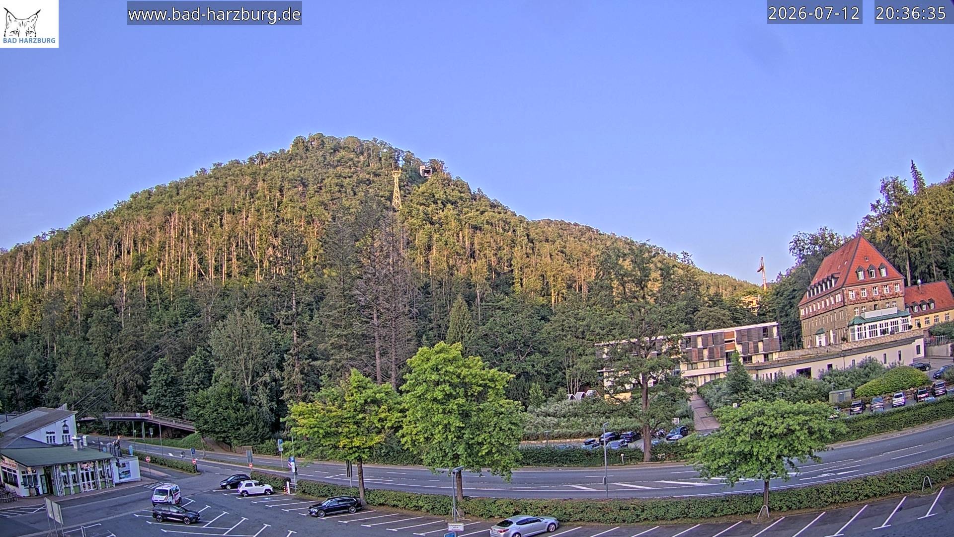 Archiv Foto Webcam Bad Harzburg - Burgberg Seilbahn