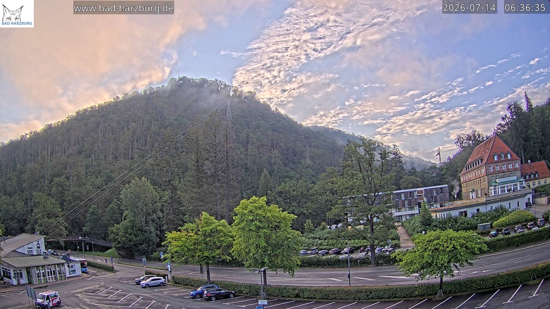 Archiv Foto Webcam Bad Harzburg - Burgberg Seilbahn