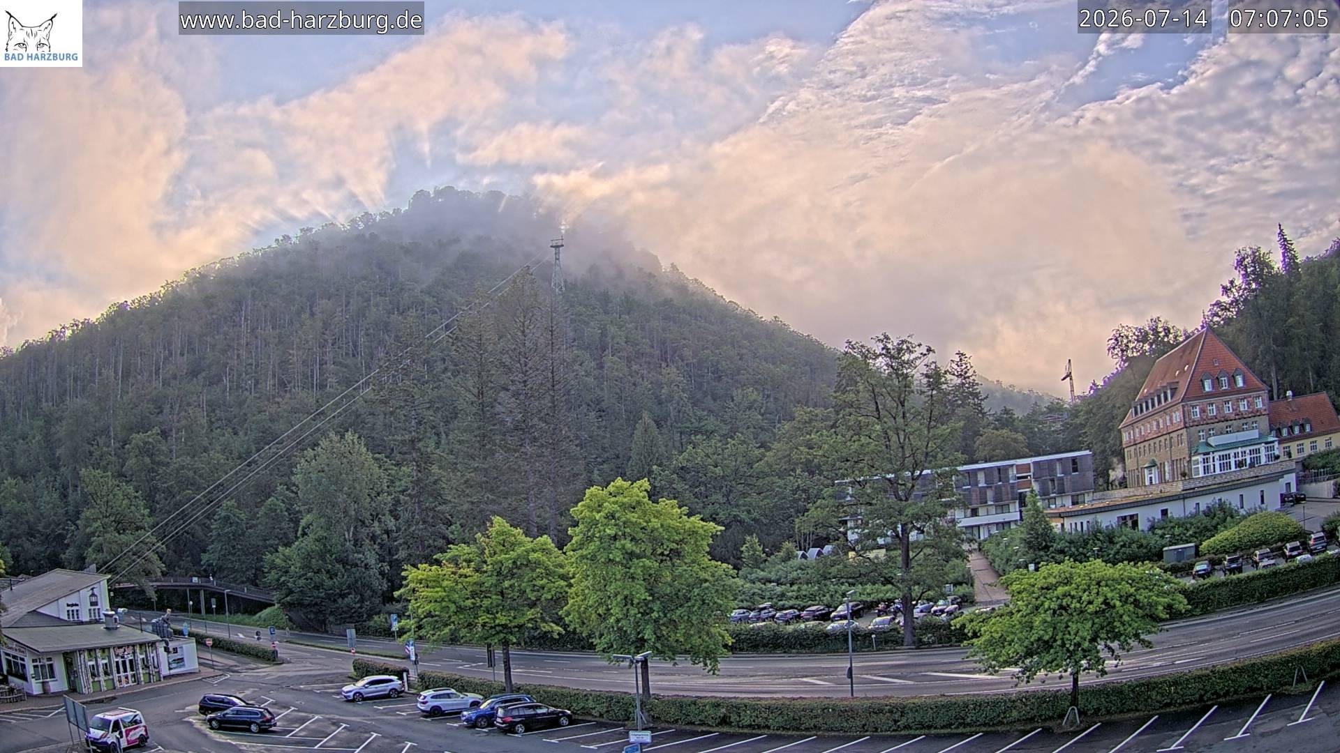 Archiv Foto Webcam Bad Harzburg - Burgberg Seilbahn