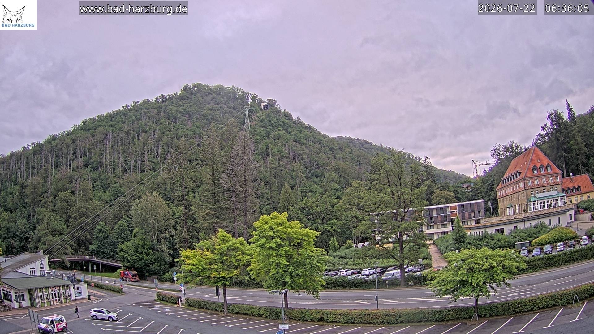 Archiv Foto Webcam Bad Harzburg - Burgberg Seilbahn