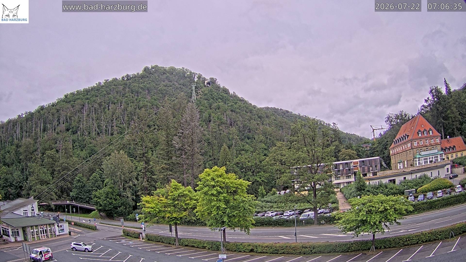Archiv Foto Webcam Bad Harzburg - Burgberg Seilbahn