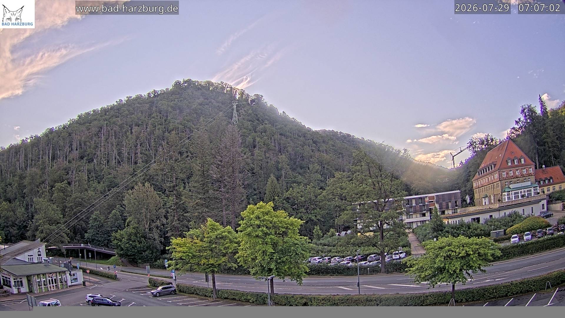 Archiv Foto Webcam Bad Harzburg - Burgberg Seilbahn