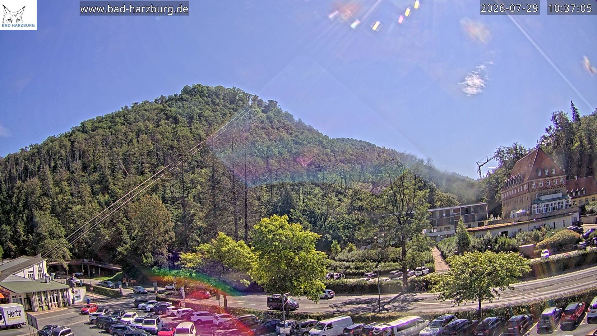 Archiv Foto Webcam Bad Harzburg - Burgberg Seilbahn