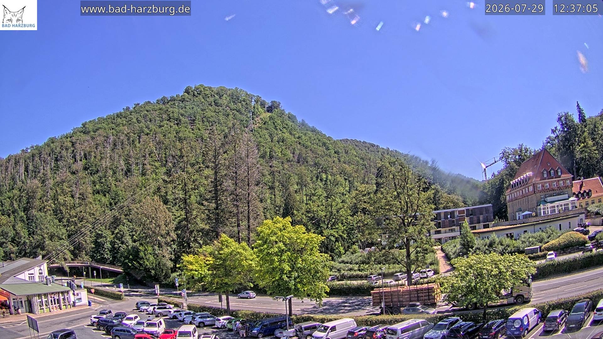 Archiv Foto Webcam Bad Harzburg - Burgberg Seilbahn