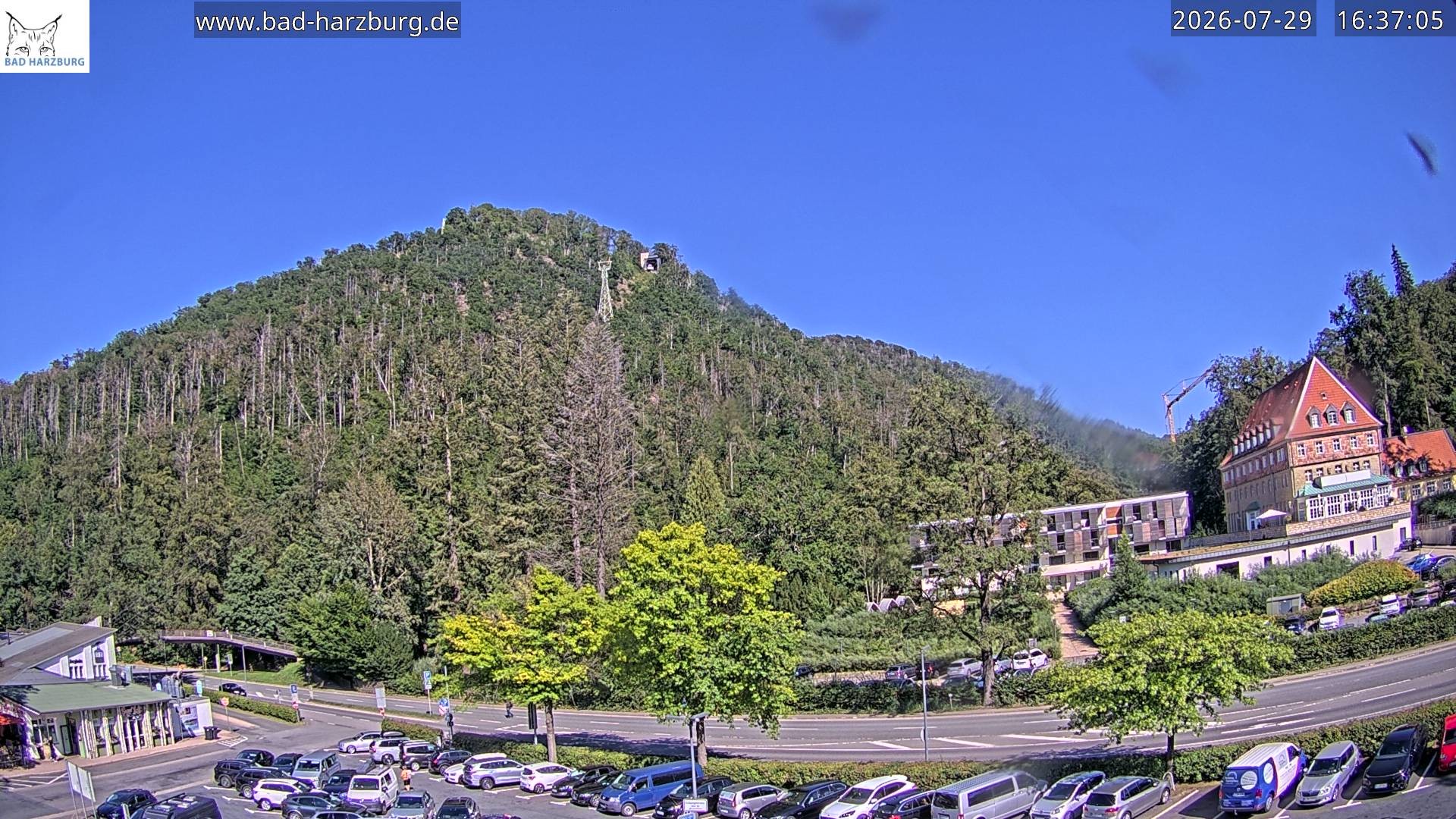 Archiv Foto Webcam Bad Harzburg - Burgberg Seilbahn