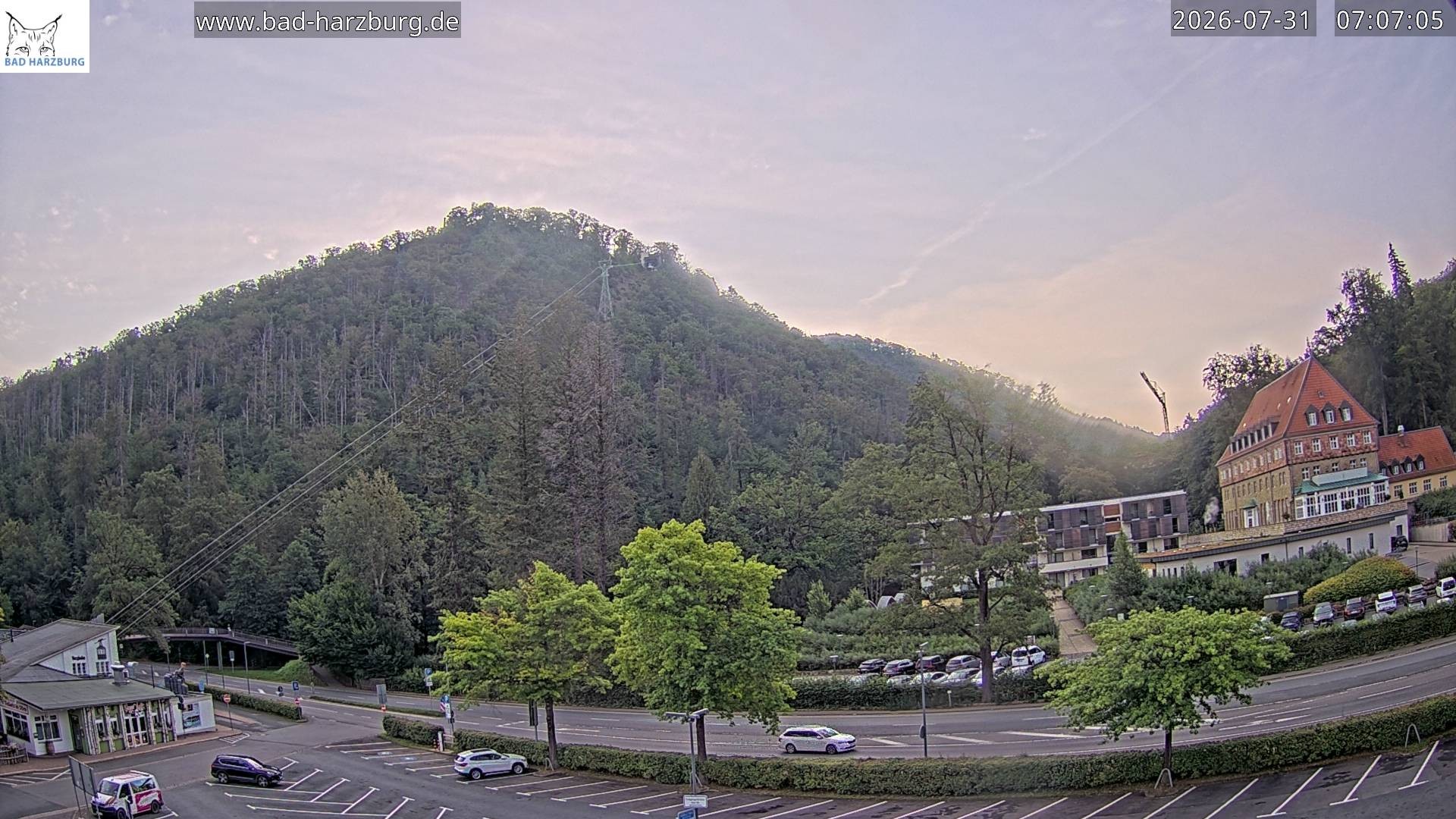 Archiv Foto Webcam Bad Harzburg - Burgberg Seilbahn