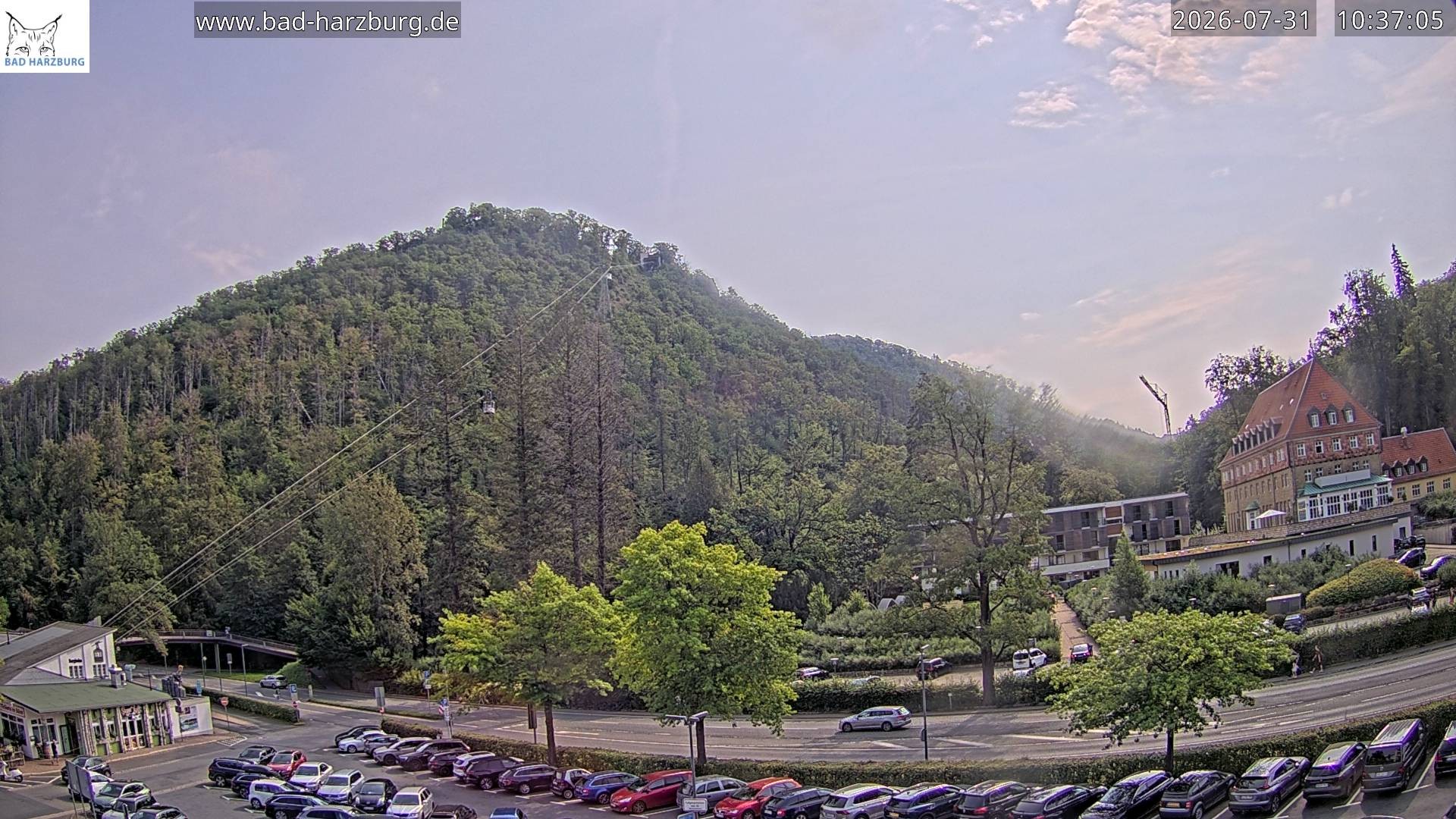 Archiv Foto Webcam Bad Harzburg - Burgberg Seilbahn