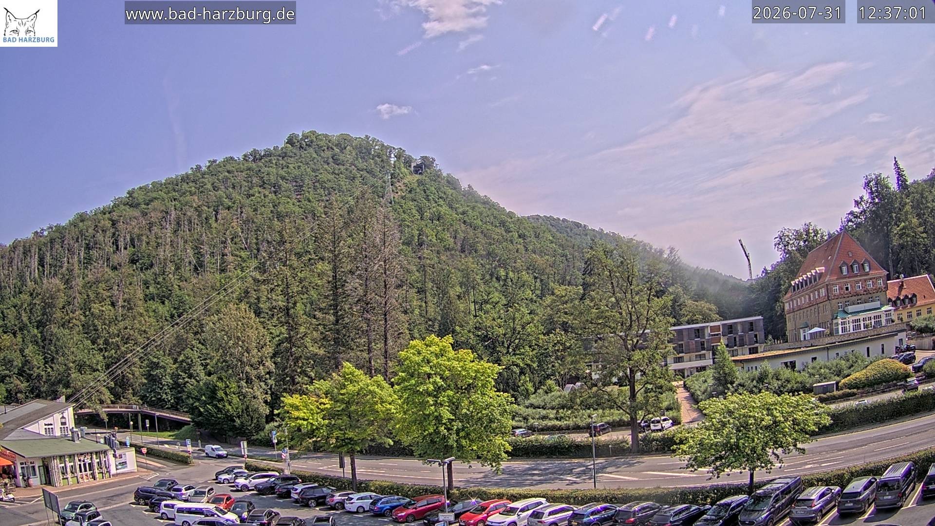 Archiv Foto Webcam Bad Harzburg - Burgberg Seilbahn