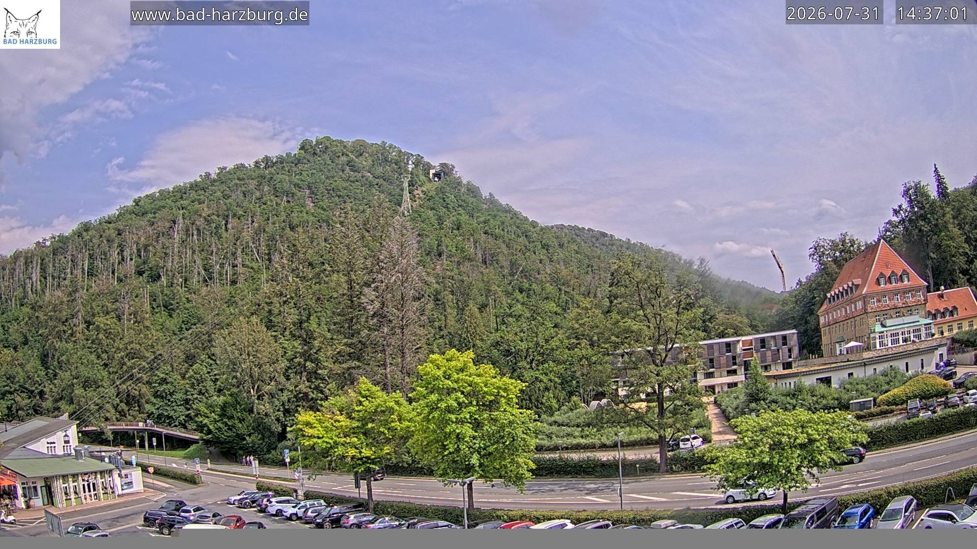 Archiv Foto Webcam Bad Harzburg - Burgberg Seilbahn