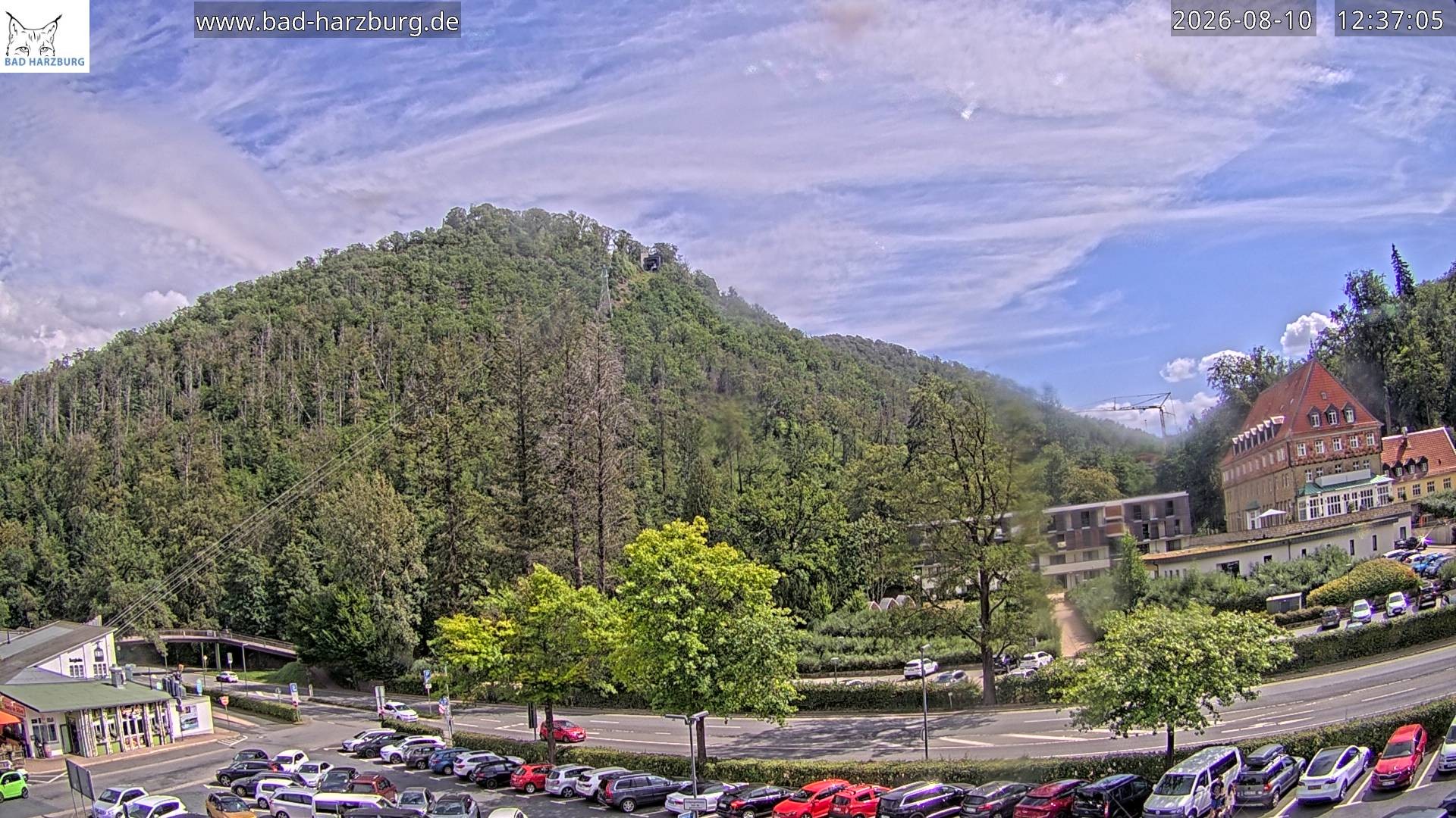 Archiv Foto Webcam Bad Harzburg - Burgberg Seilbahn