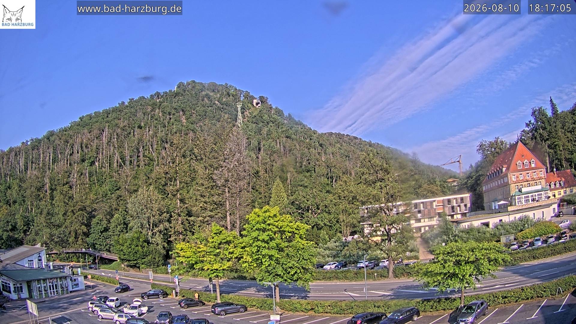 Archiv Foto Webcam Bad Harzburg - Burgberg Seilbahn