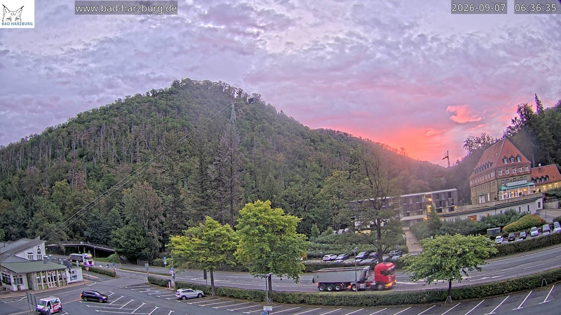 Archiv Foto Webcam Bad Harzburg - Burgberg Seilbahn