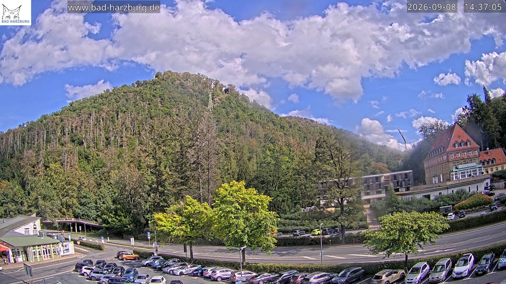 Archiv Foto Webcam Bad Harzburg - Burgberg Seilbahn
