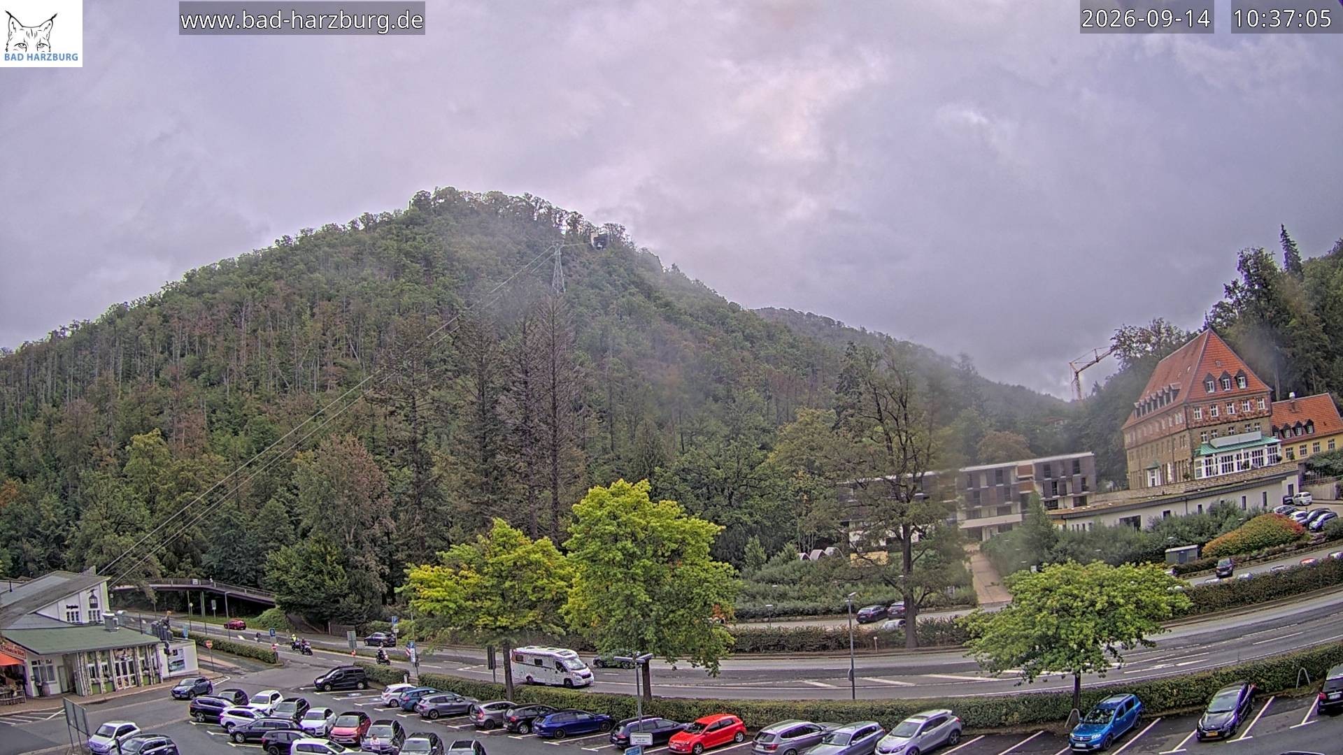 Archiv Foto Webcam Bad Harzburg - Burgberg Seilbahn