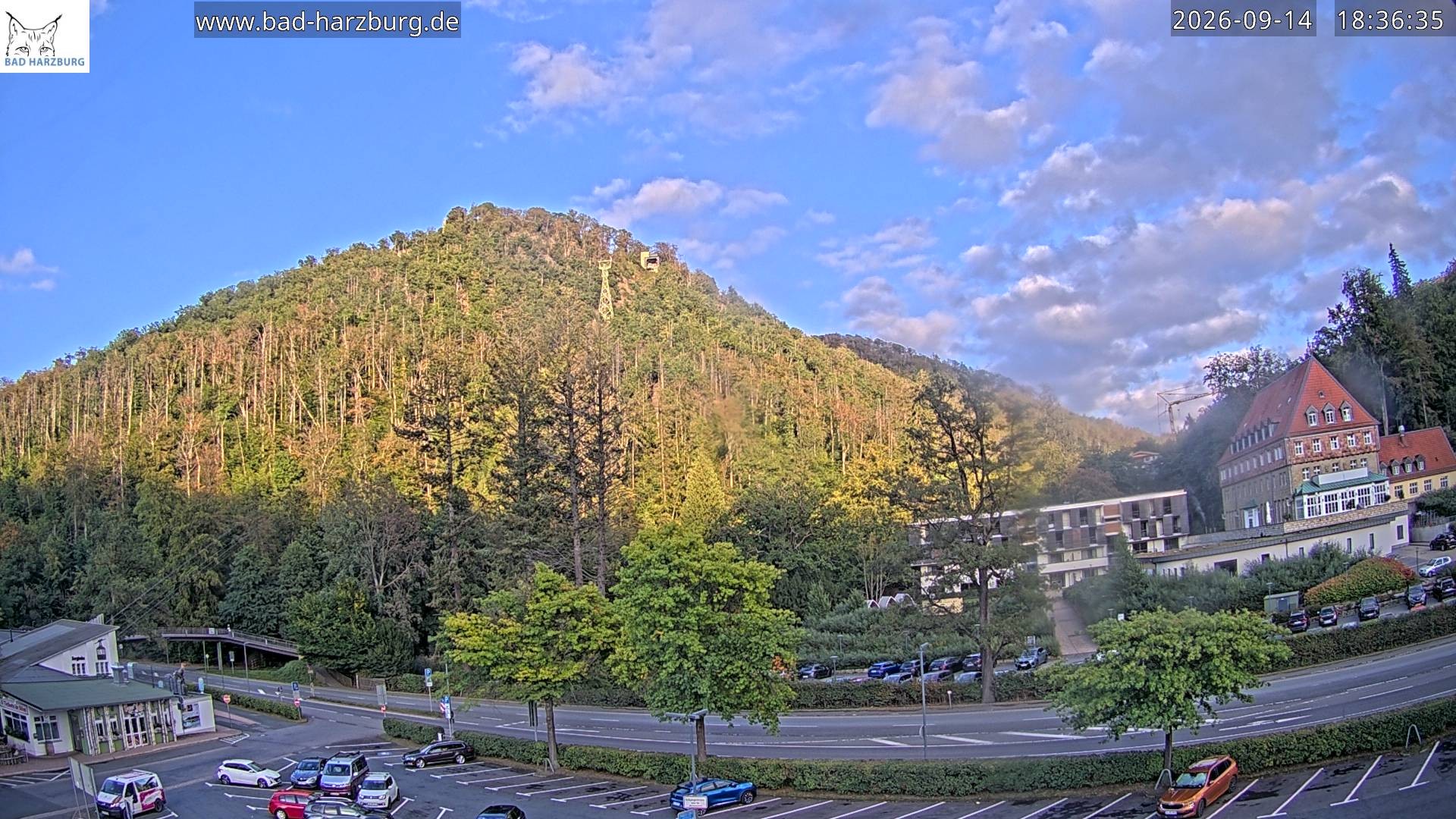 Archiv Foto Webcam Bad Harzburg - Burgberg Seilbahn