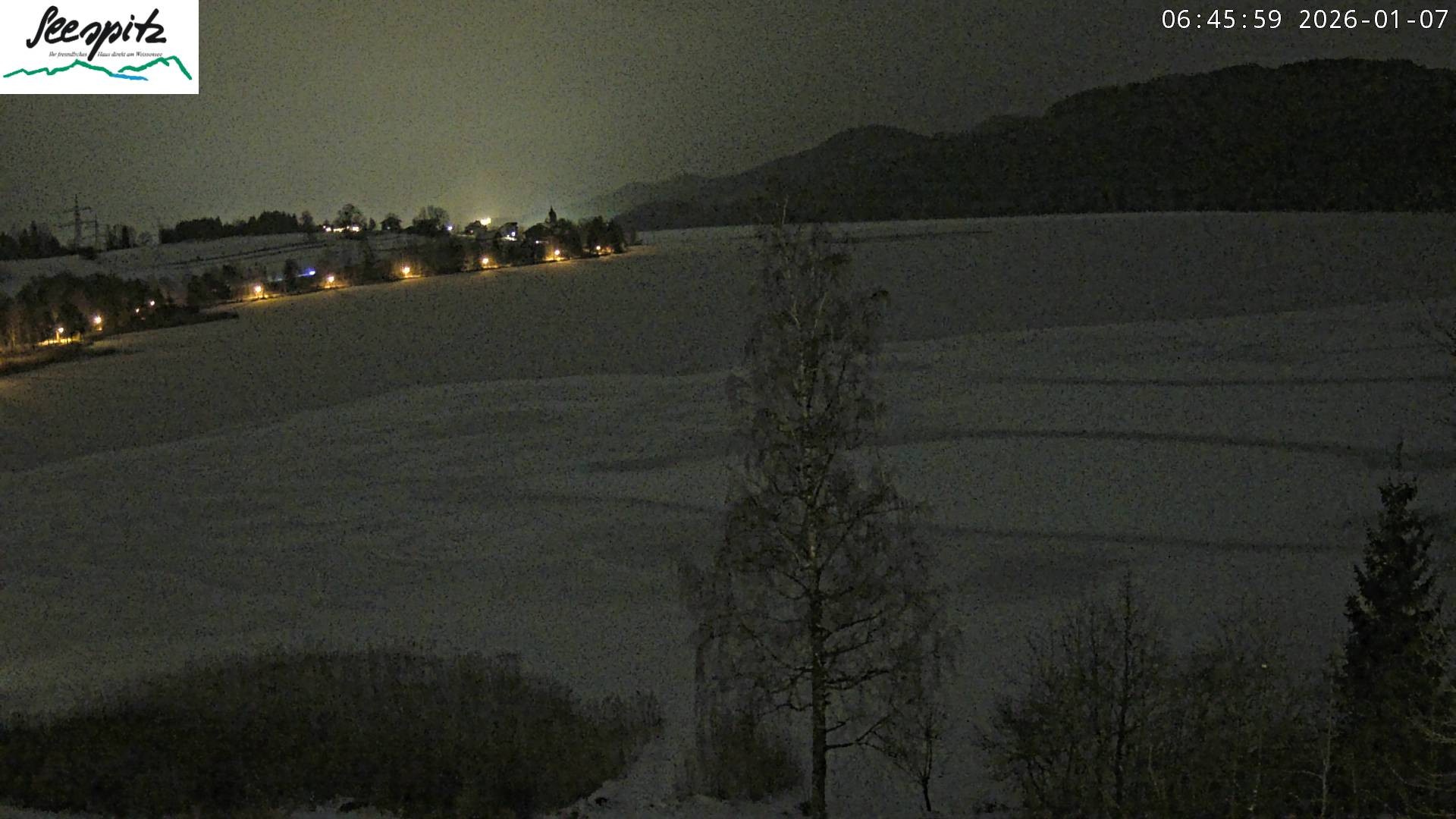 Archiv Foto Webcam Füssen: Blick auf den Weißensee vom Hotel Seespitz