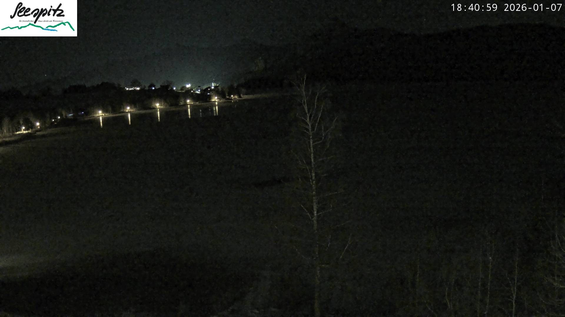 Archiv Foto Webcam Füssen: Blick auf den Weißensee vom Hotel Seespitz