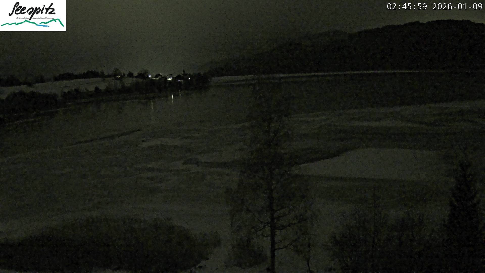 Archiv Foto Webcam Füssen: Blick auf den Weißensee vom Hotel Seespitz