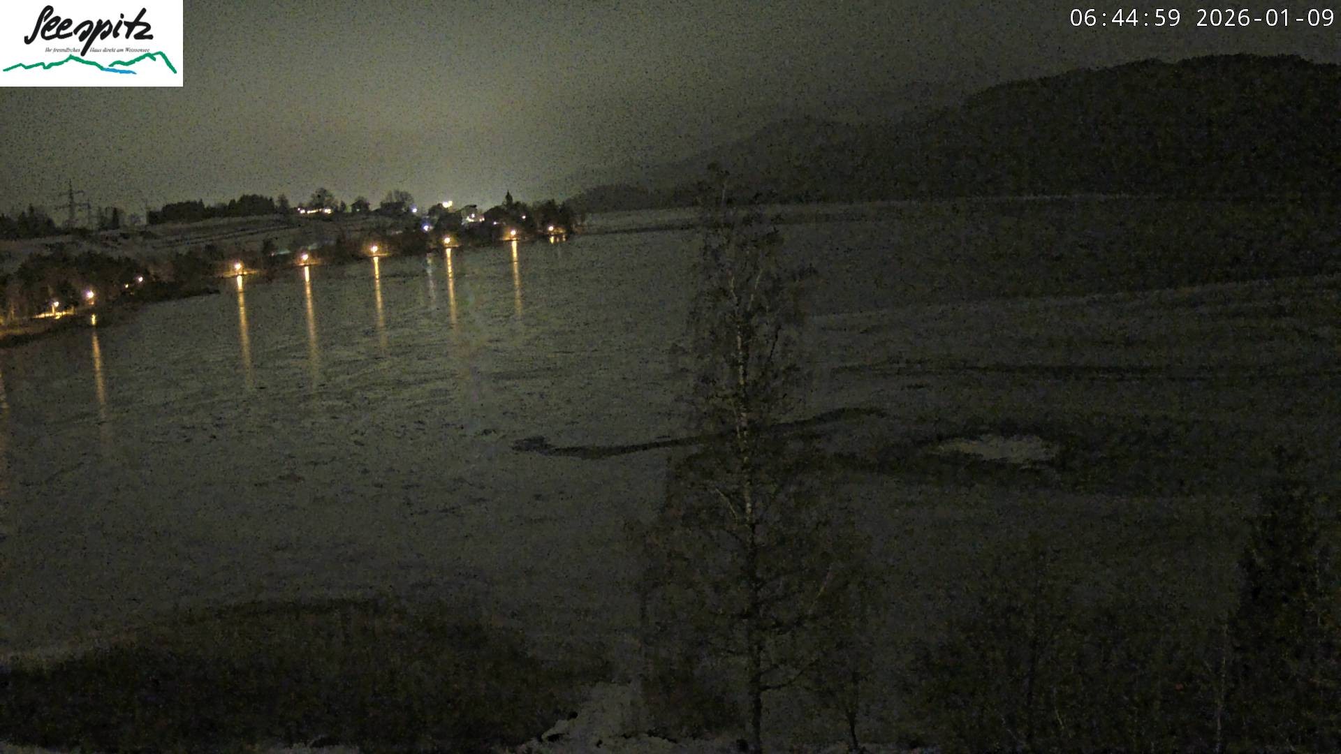 Archiv Foto Webcam Füssen: Blick auf den Weißensee vom Hotel Seespitz