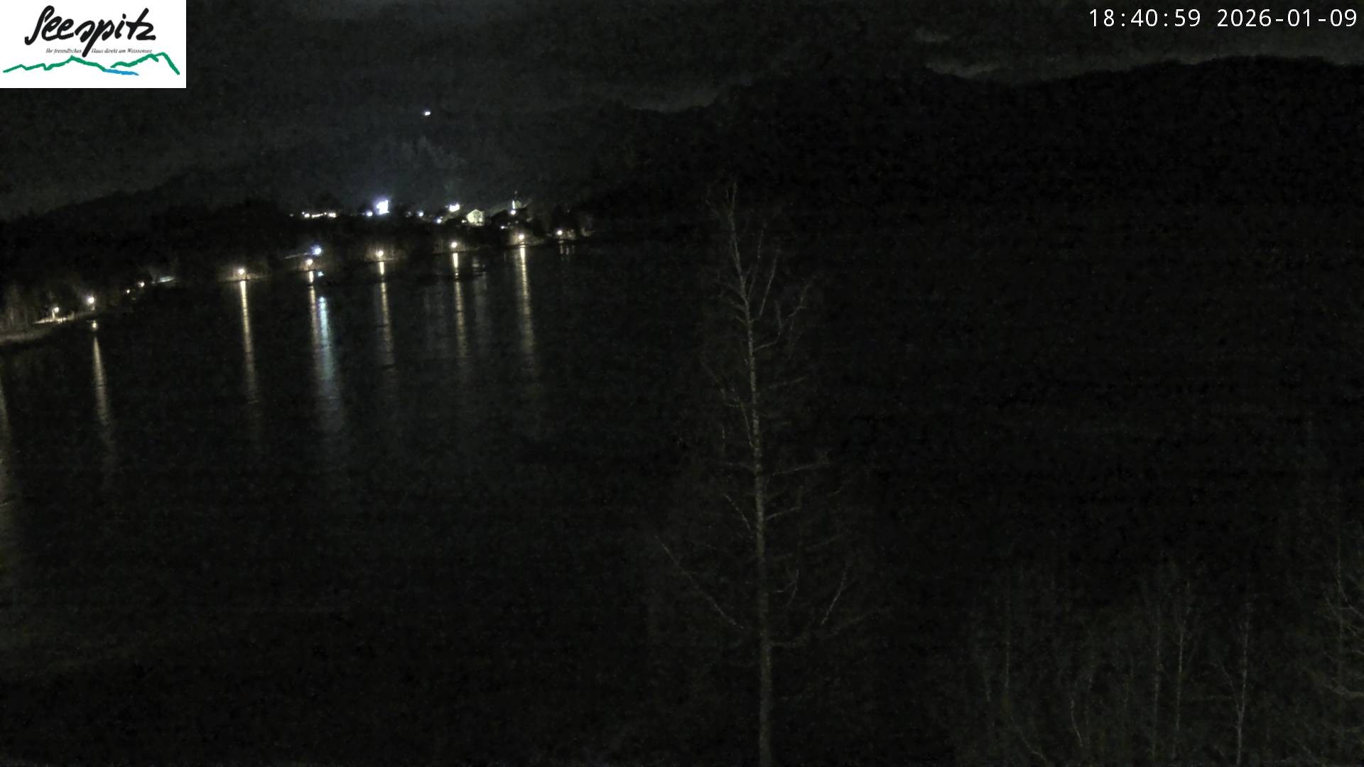 Archiv Foto Webcam Füssen: Blick auf den Weißensee vom Hotel Seespitz