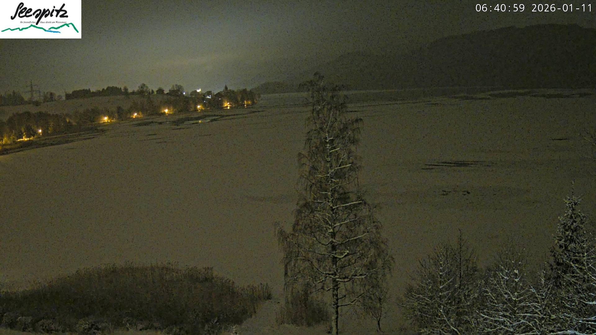 Archiv Foto Webcam Füssen: Blick auf den Weißensee vom Hotel Seespitz