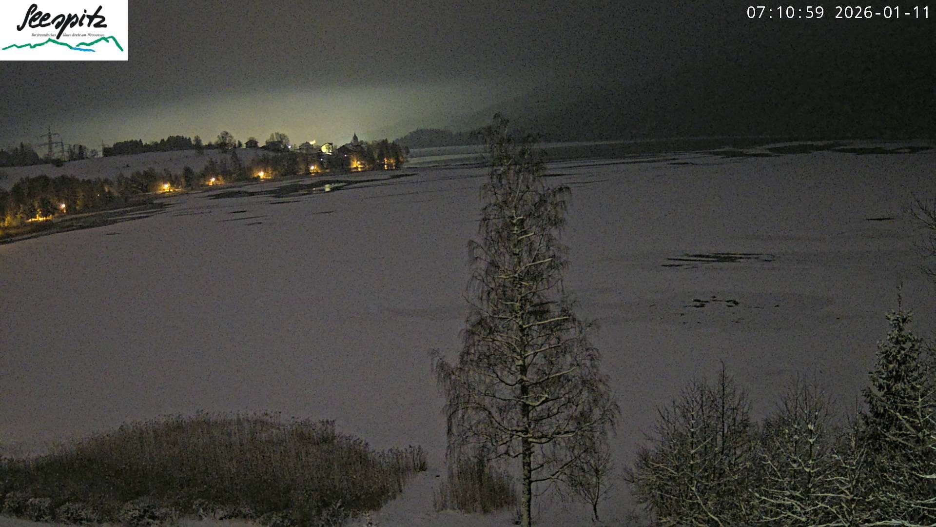Archiv Foto Webcam Füssen: Blick auf den Weißensee vom Hotel Seespitz