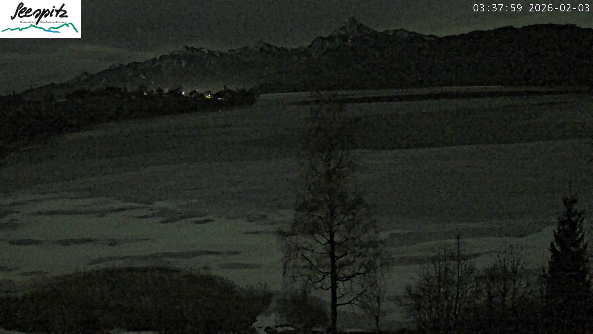 Archiv Foto Webcam Füssen: Blick auf den Weißensee vom Hotel Seespitz