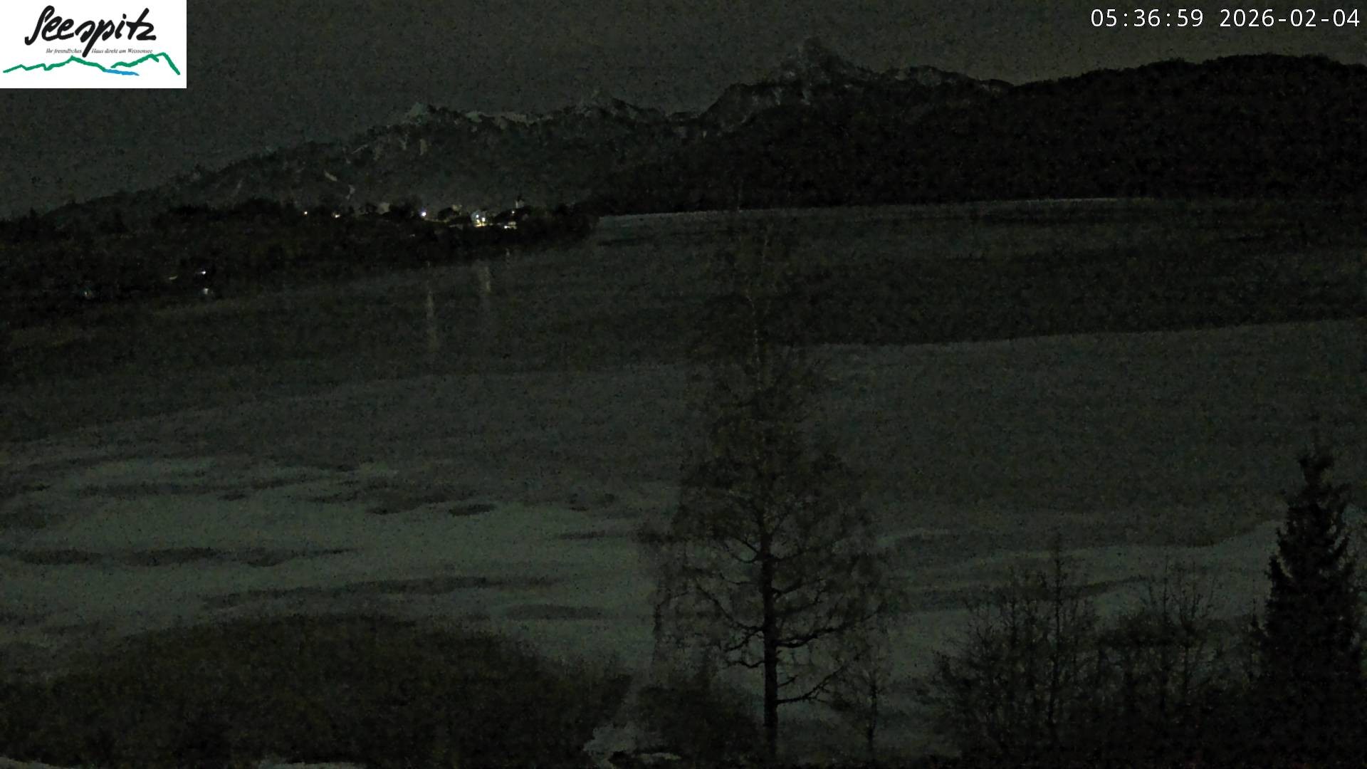 Archiv Foto Webcam Füssen: Blick auf den Weißensee vom Hotel Seespitz