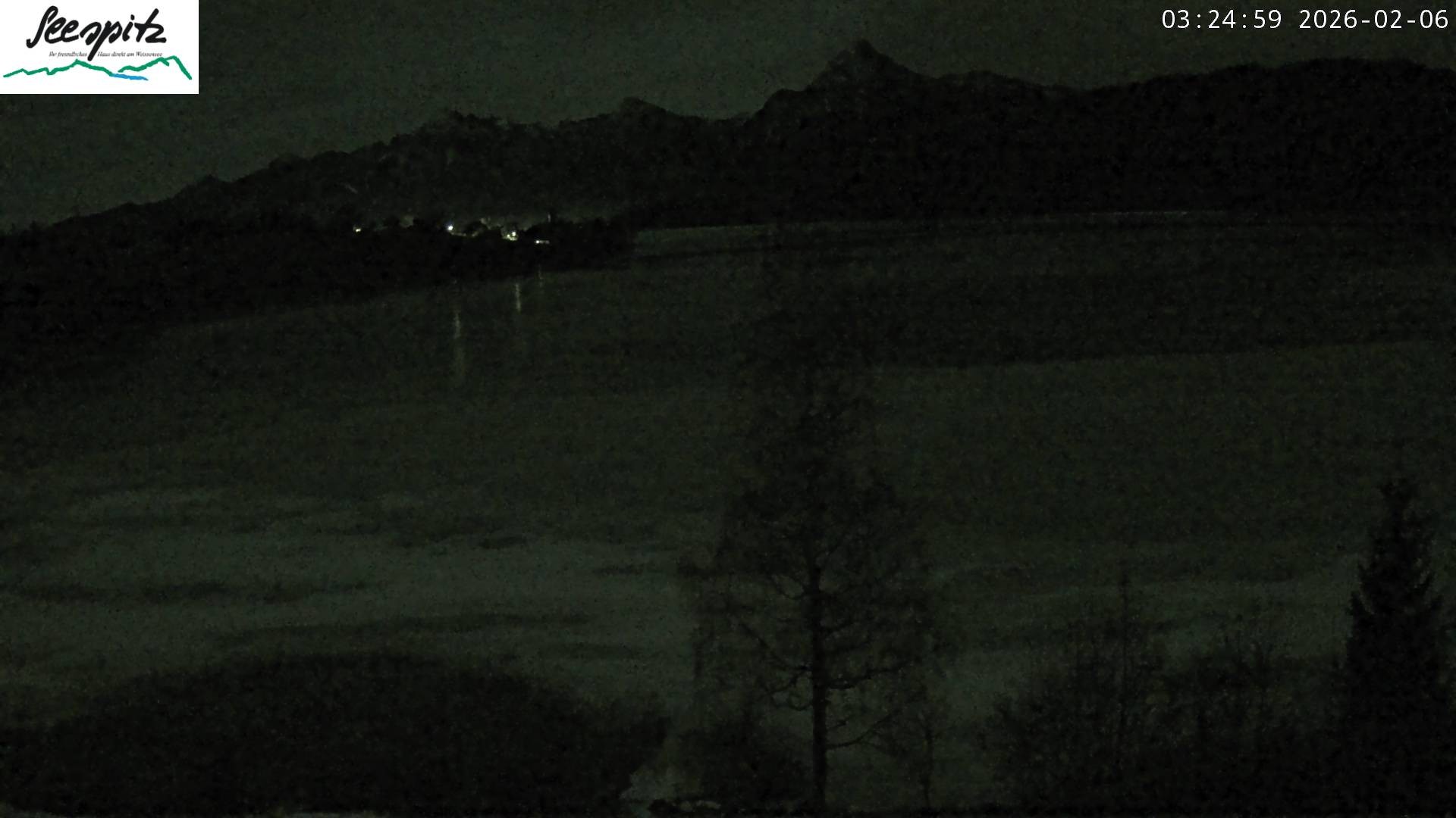 Archiv Foto Webcam Füssen: Blick auf den Weißensee vom Hotel Seespitz