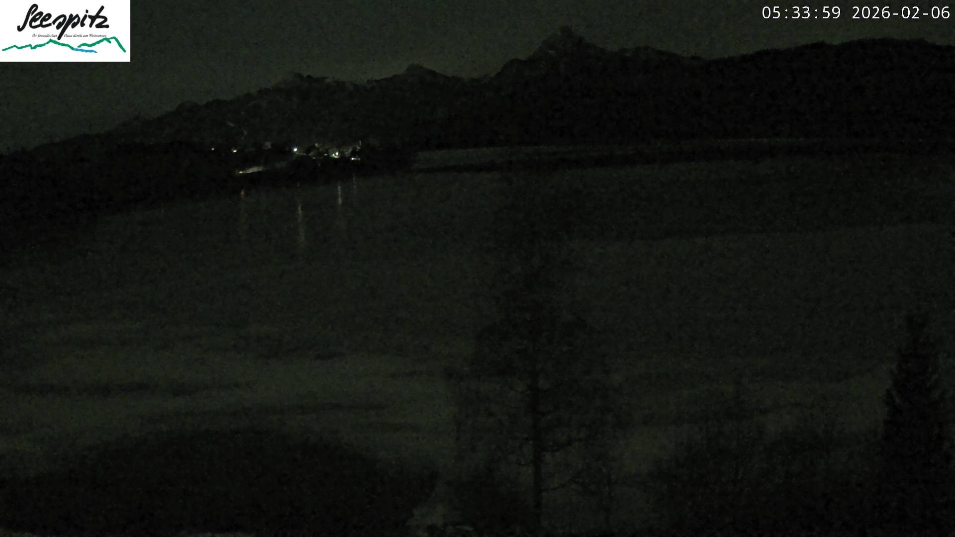 Archiv Foto Webcam Füssen: Blick auf den Weißensee vom Hotel Seespitz
