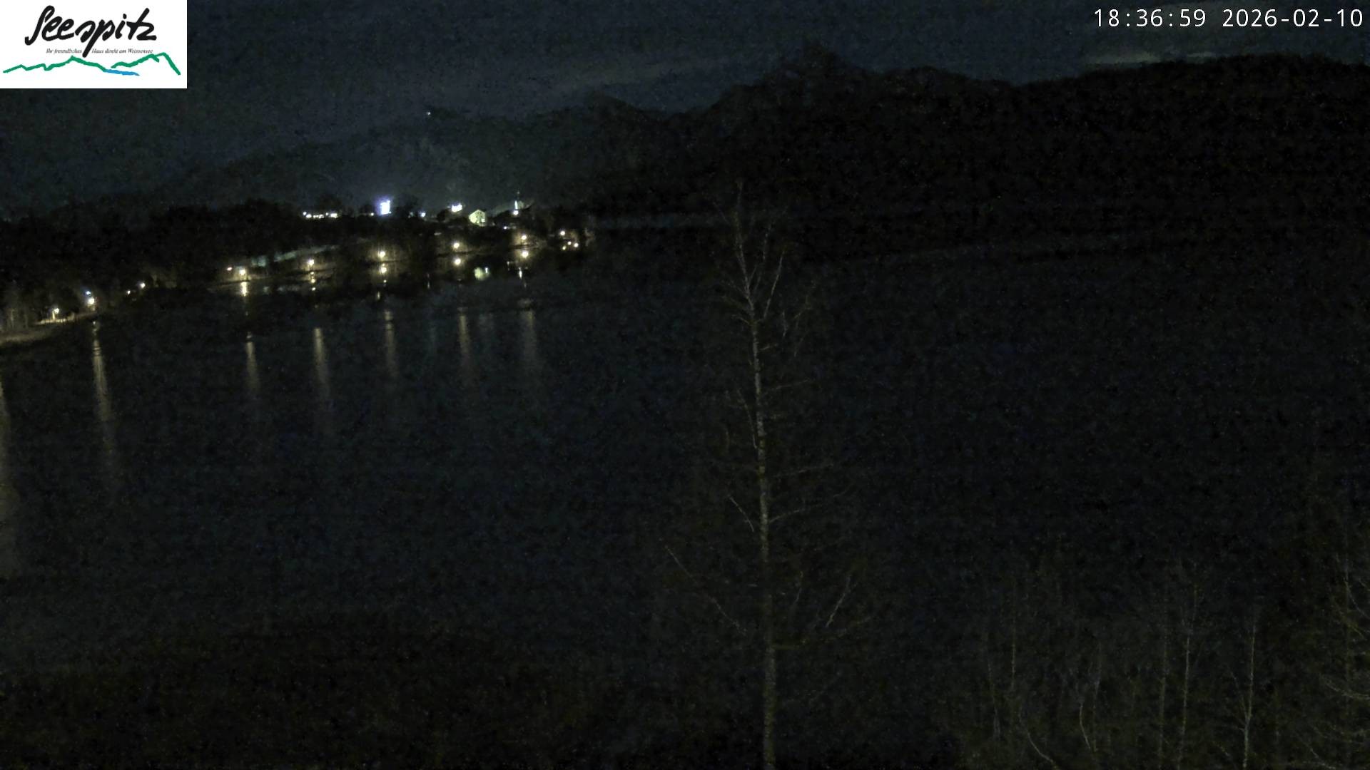 Archiv Foto Webcam Füssen: Blick auf den Weißensee vom Hotel Seespitz