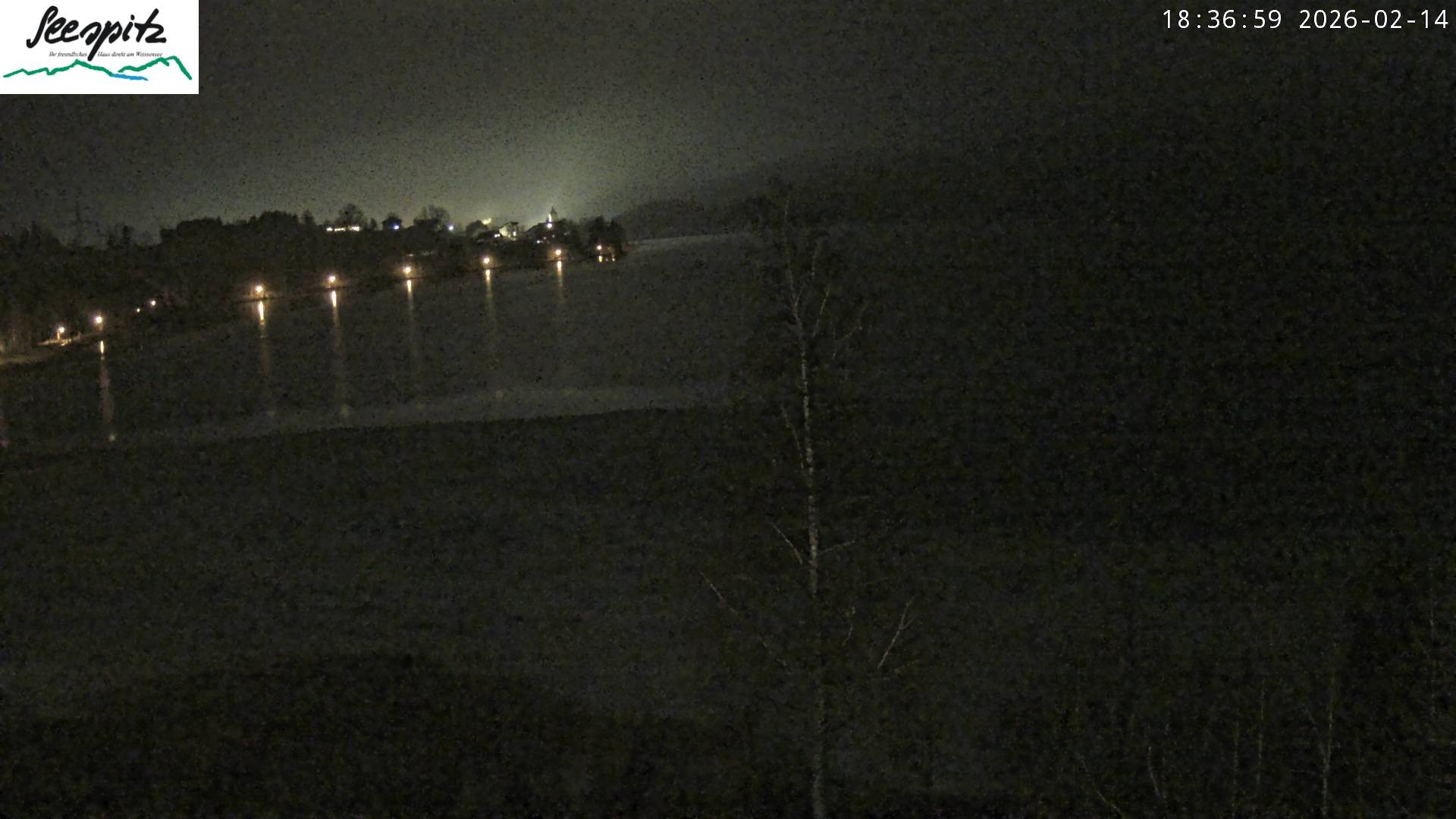 Archiv Foto Webcam Füssen: Blick auf den Weißensee vom Hotel Seespitz