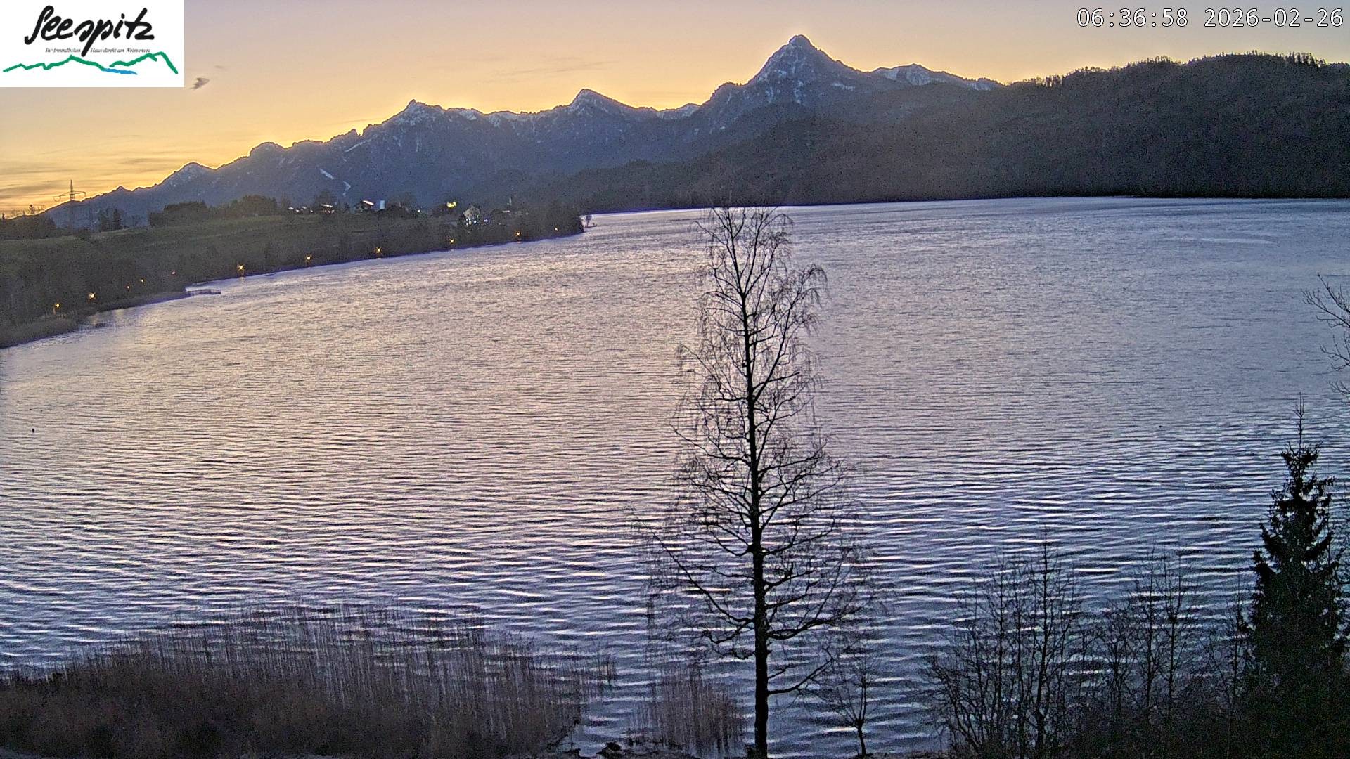 Archived image Webcam Weissensee near Füssen