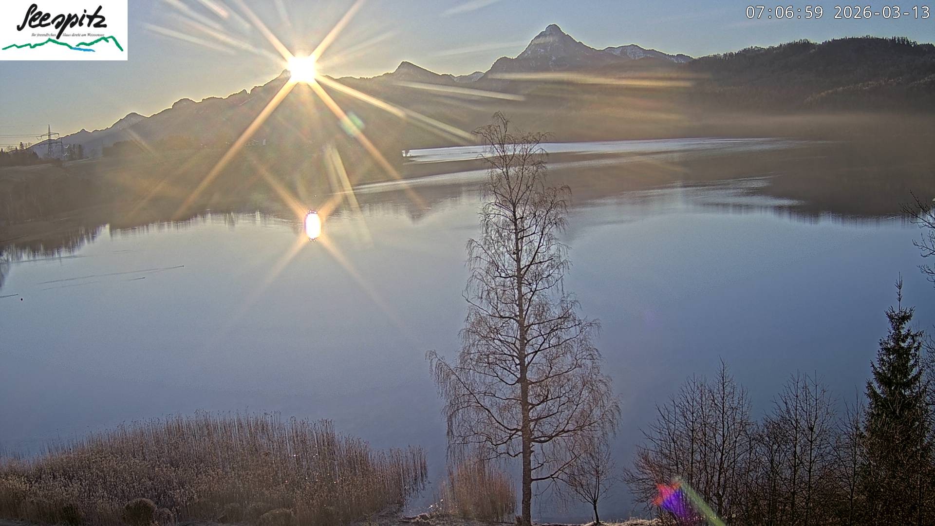 Archived image Webcam Weissensee near Füssen
